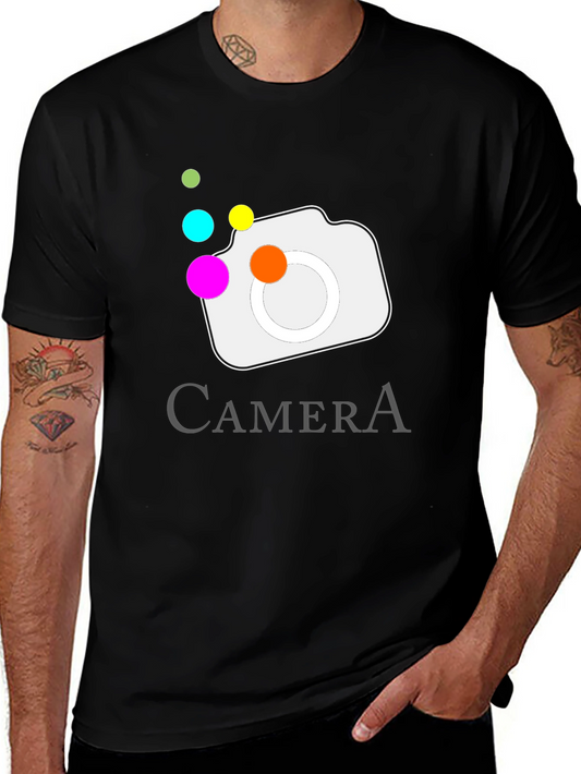 Camera Graphic Tee - Photographer Shirt