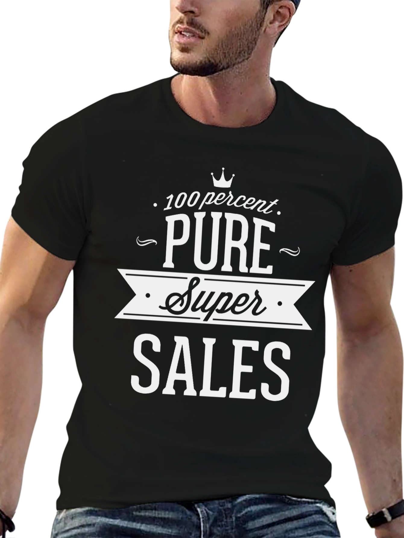 Pure Super Sales Black T-Shirt