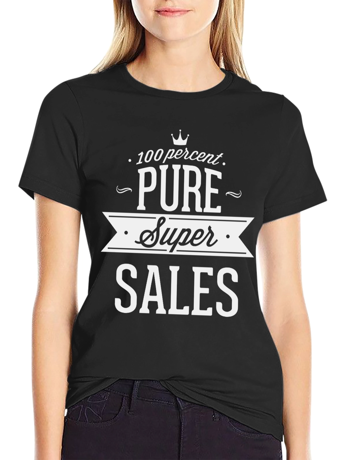 Pure Super Sales Black T-Shirt