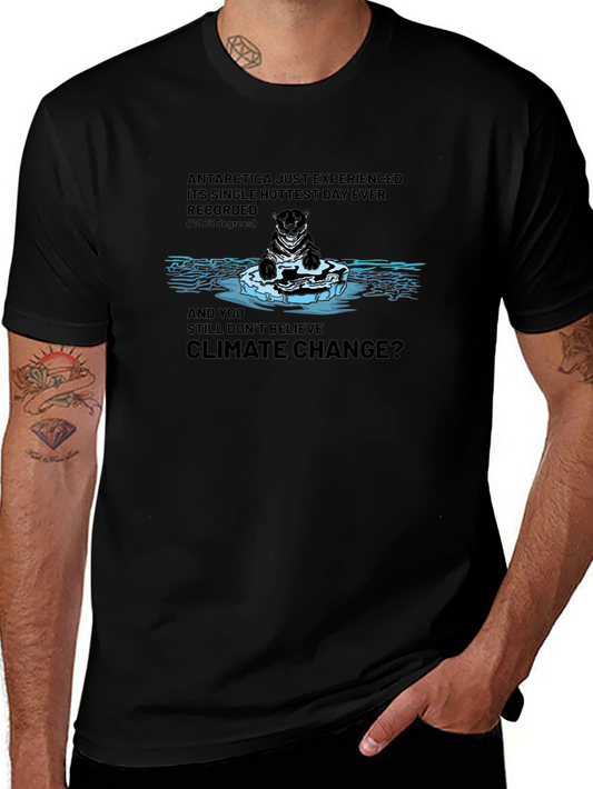 Climate Change Awareness T-Shirt - Polar Bear