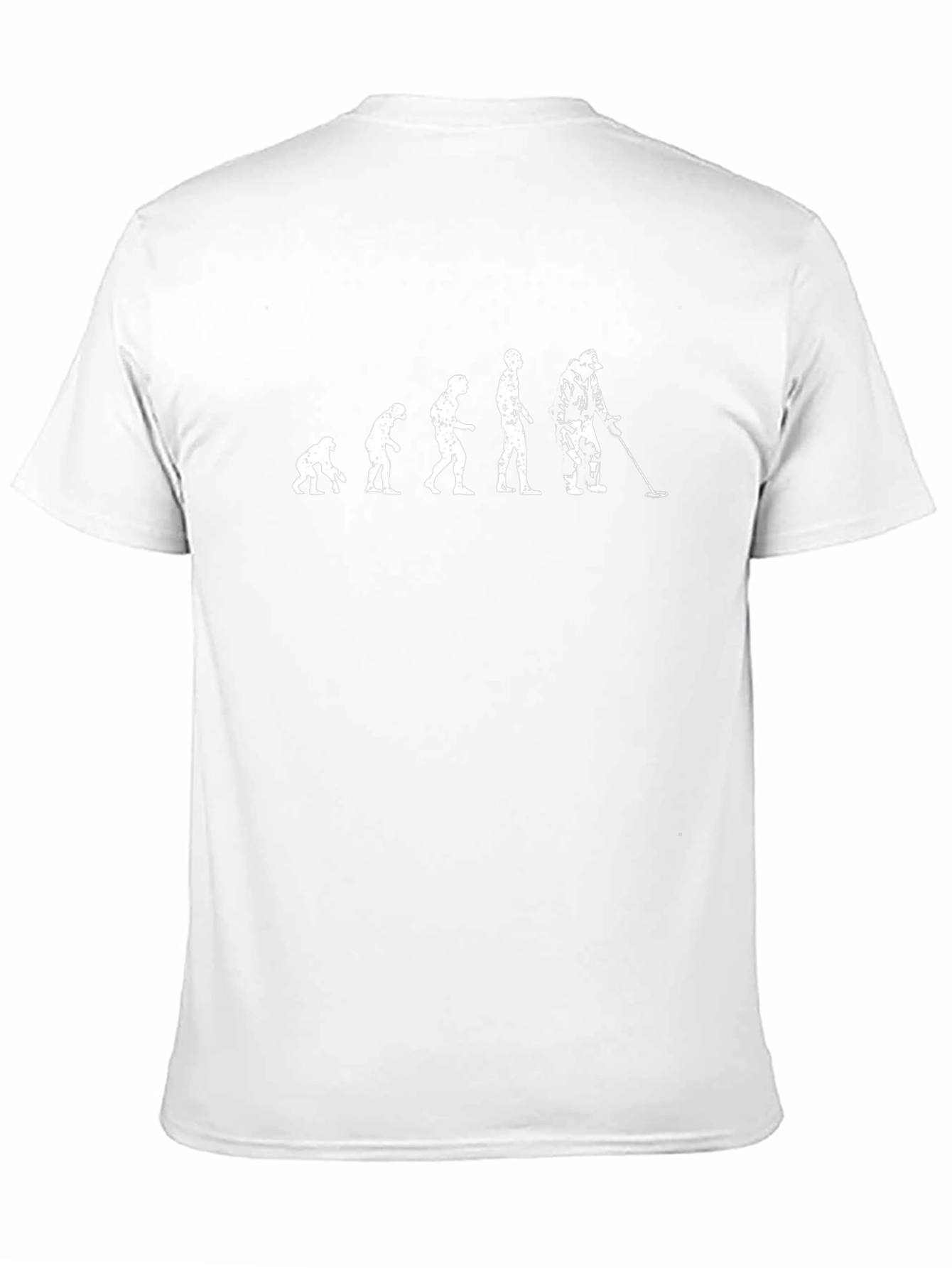 Evolution of Metal Detecting Black T-Shirt