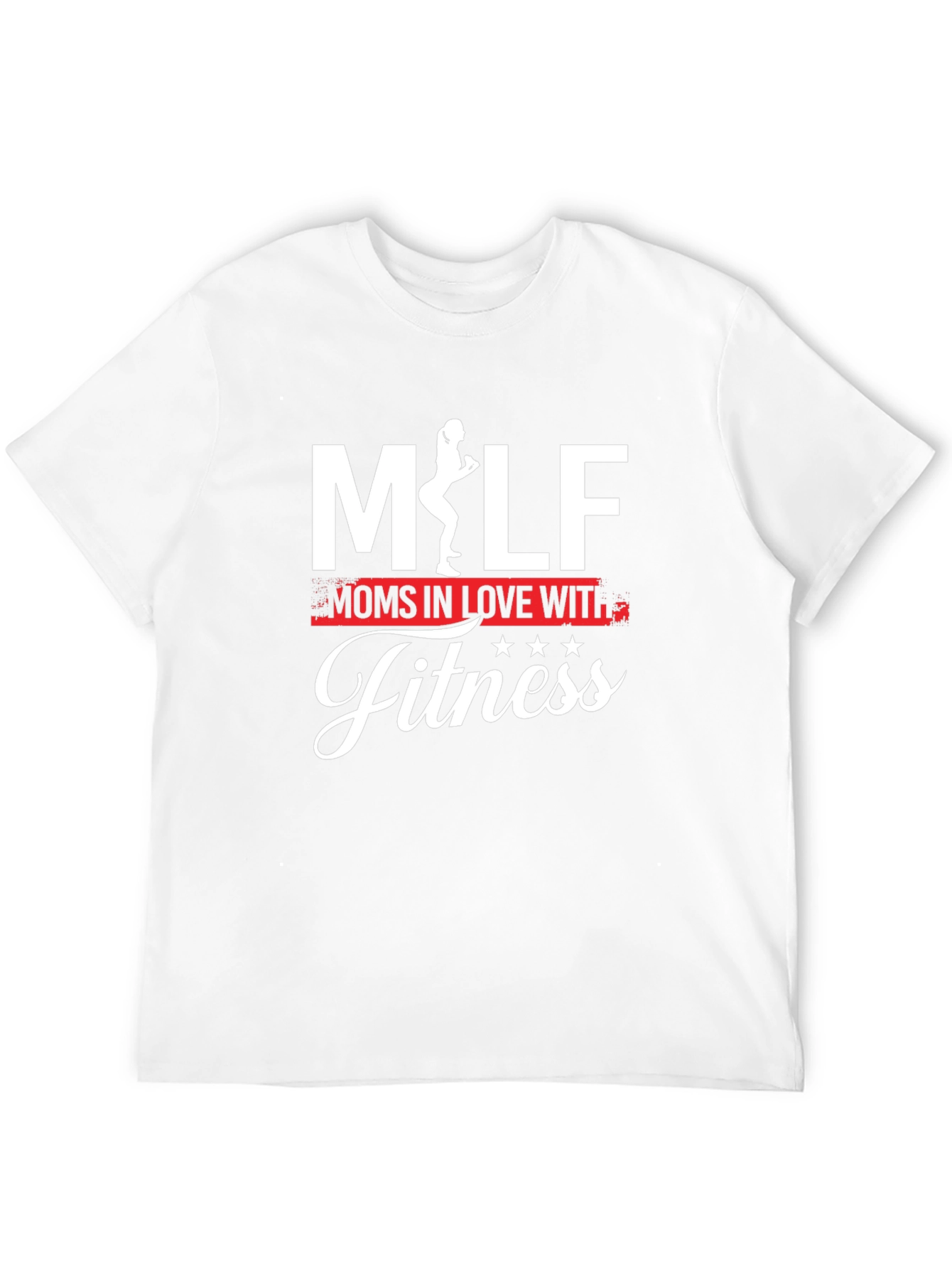 MILF Moms In Love With Fitness Graphic T-Shirt
