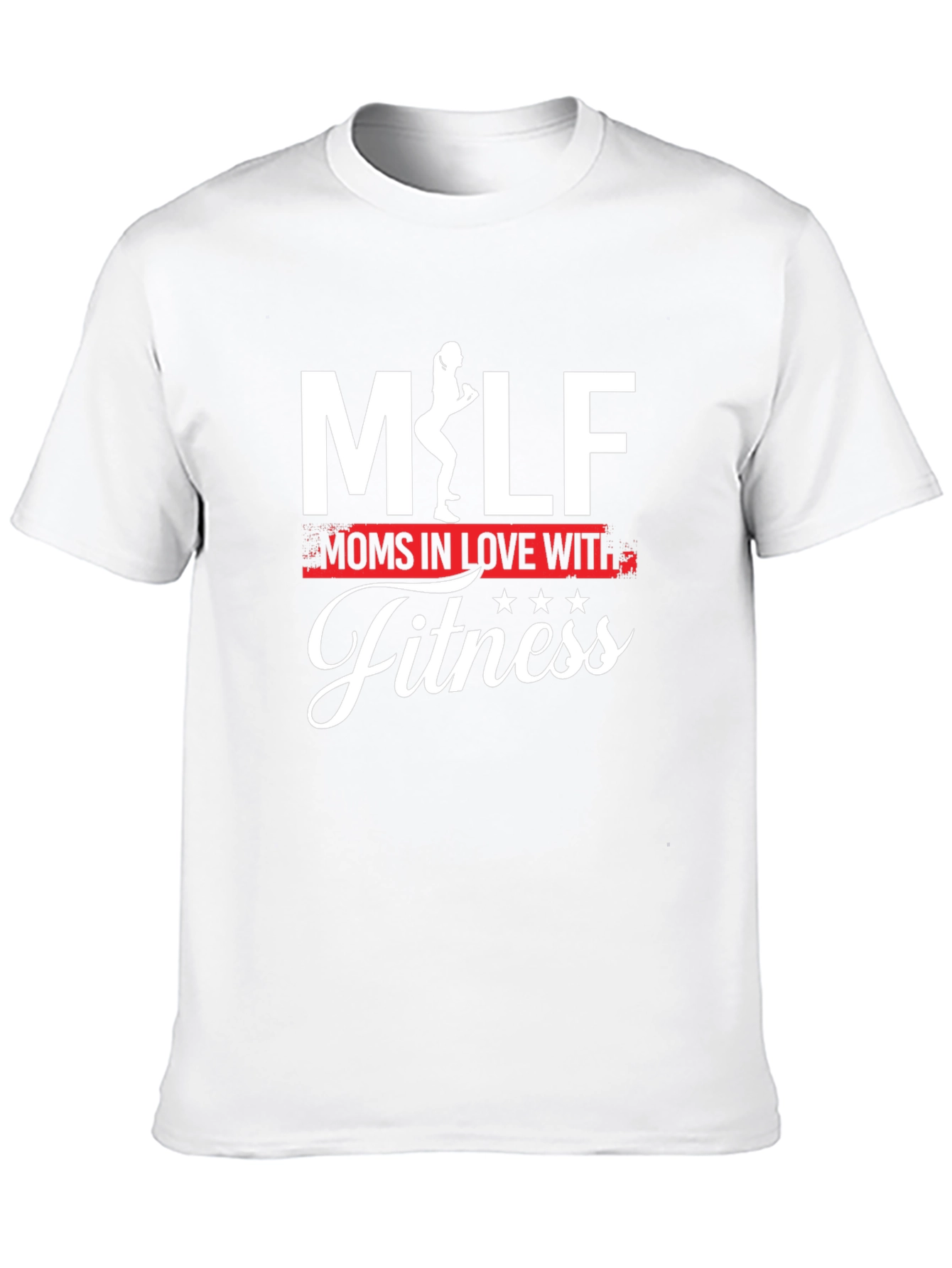 MILF Moms In Love With Fitness Graphic T-Shirt
