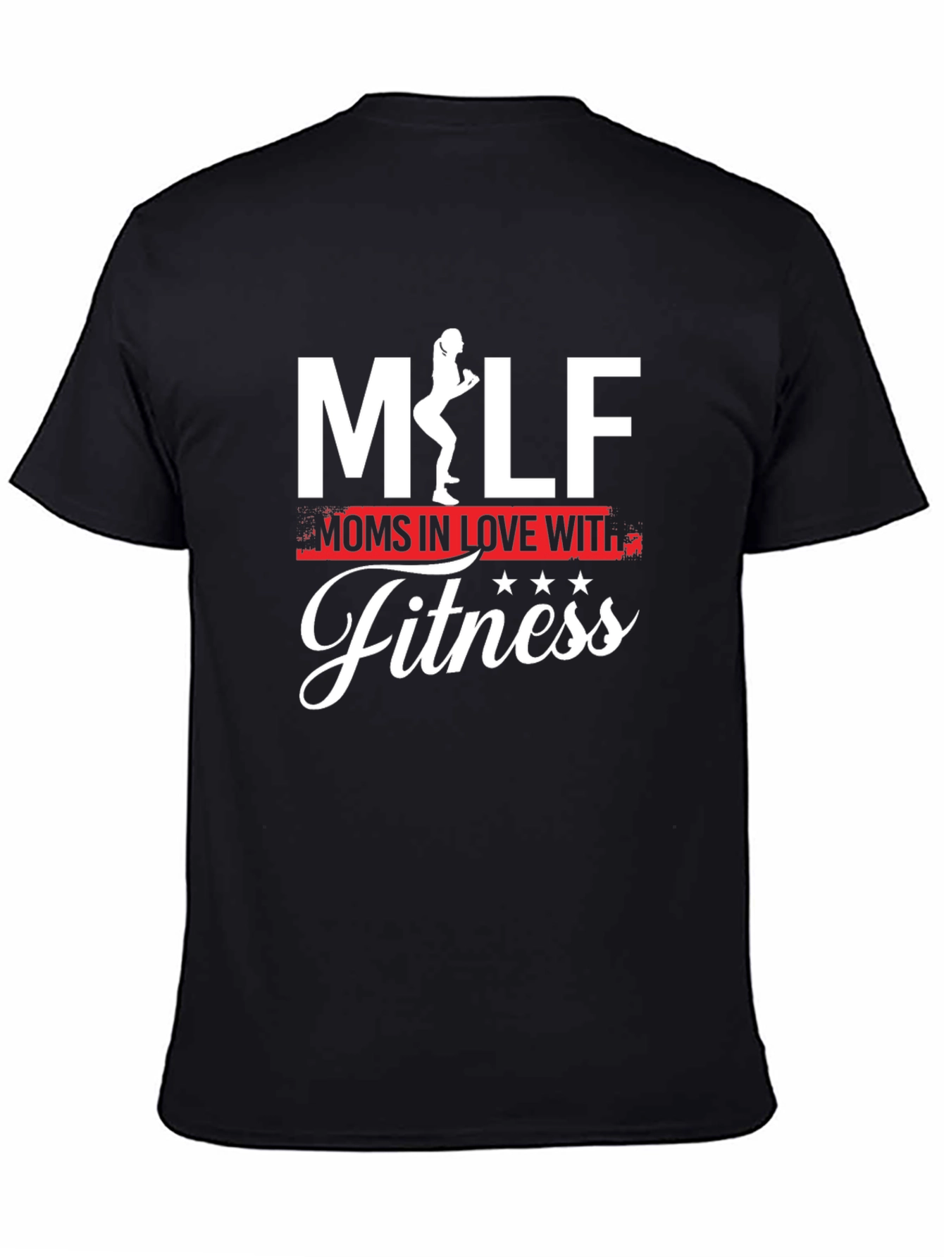 MILF Moms In Love With Fitness Graphic T-Shirt