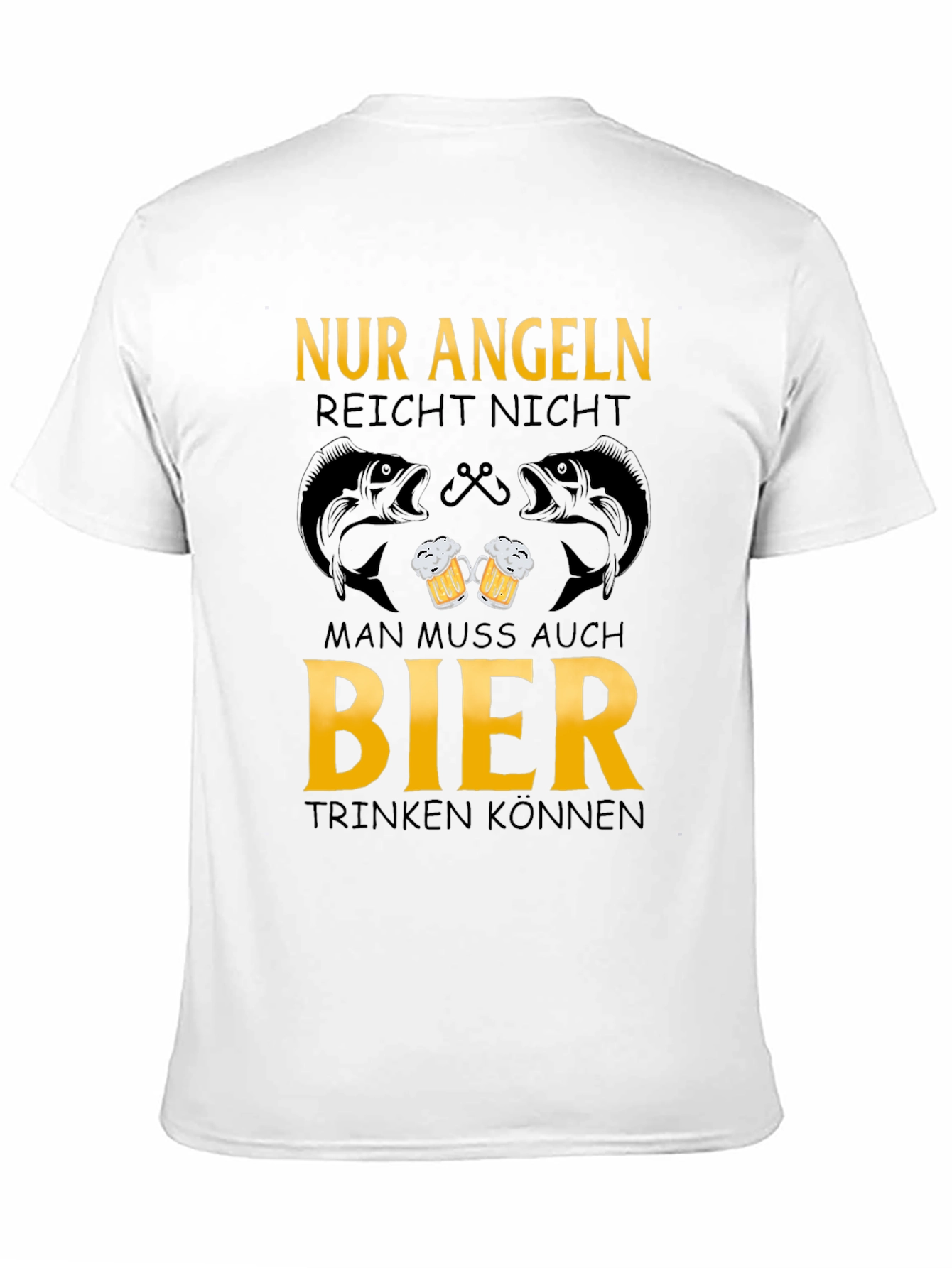 Fishing & Beer T-Shirt - Nur Angeln Reicht Nicht