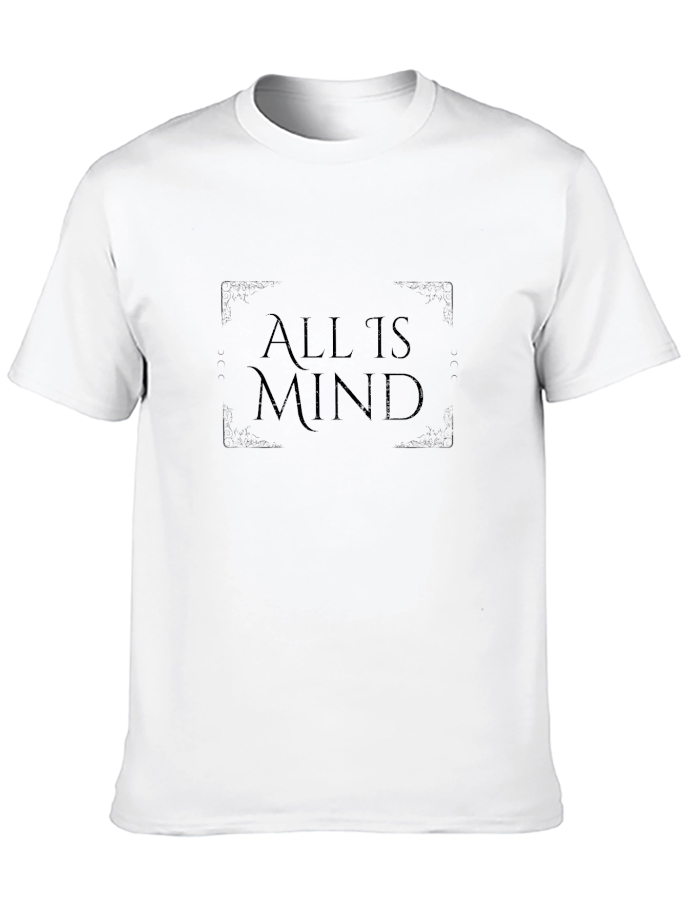 All is Mind Black Graphic Tee