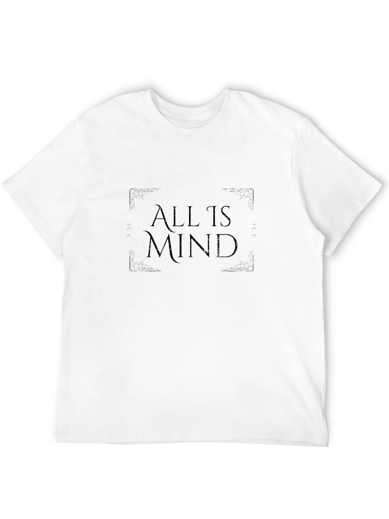 All is Mind Black Graphic Tee