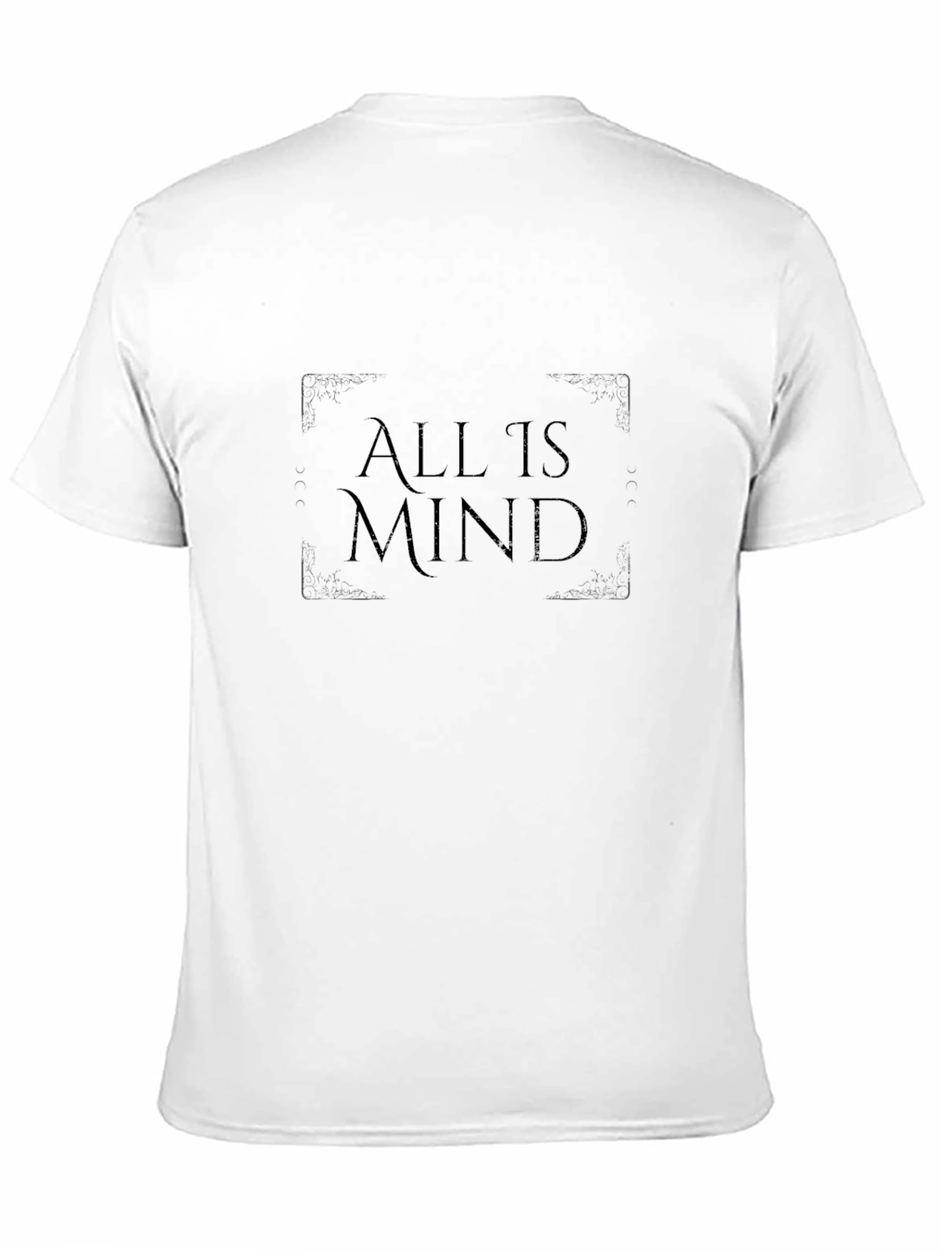 All is Mind Black Graphic Tee