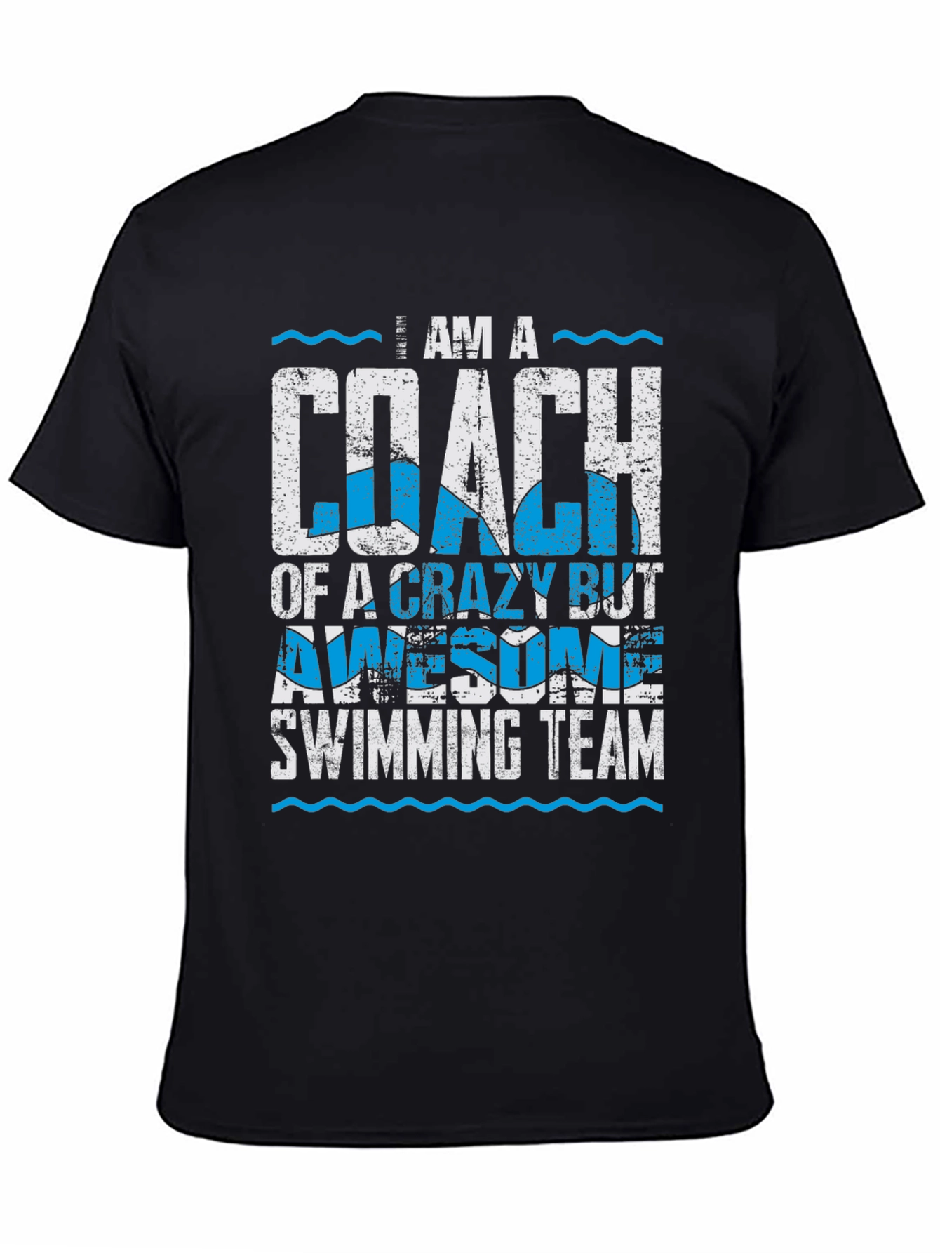 Coach Swimming Team Graphic T-Shirt