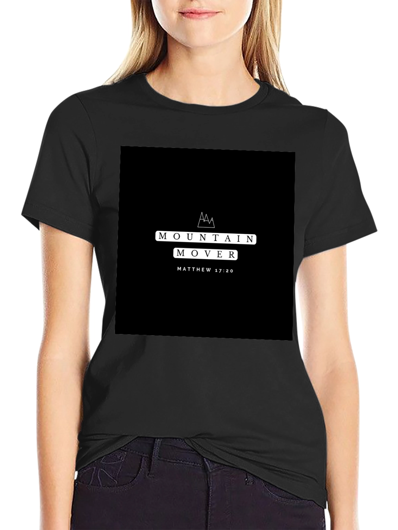 Mountain Mover Christian T-Shirt - Matthew 17:20