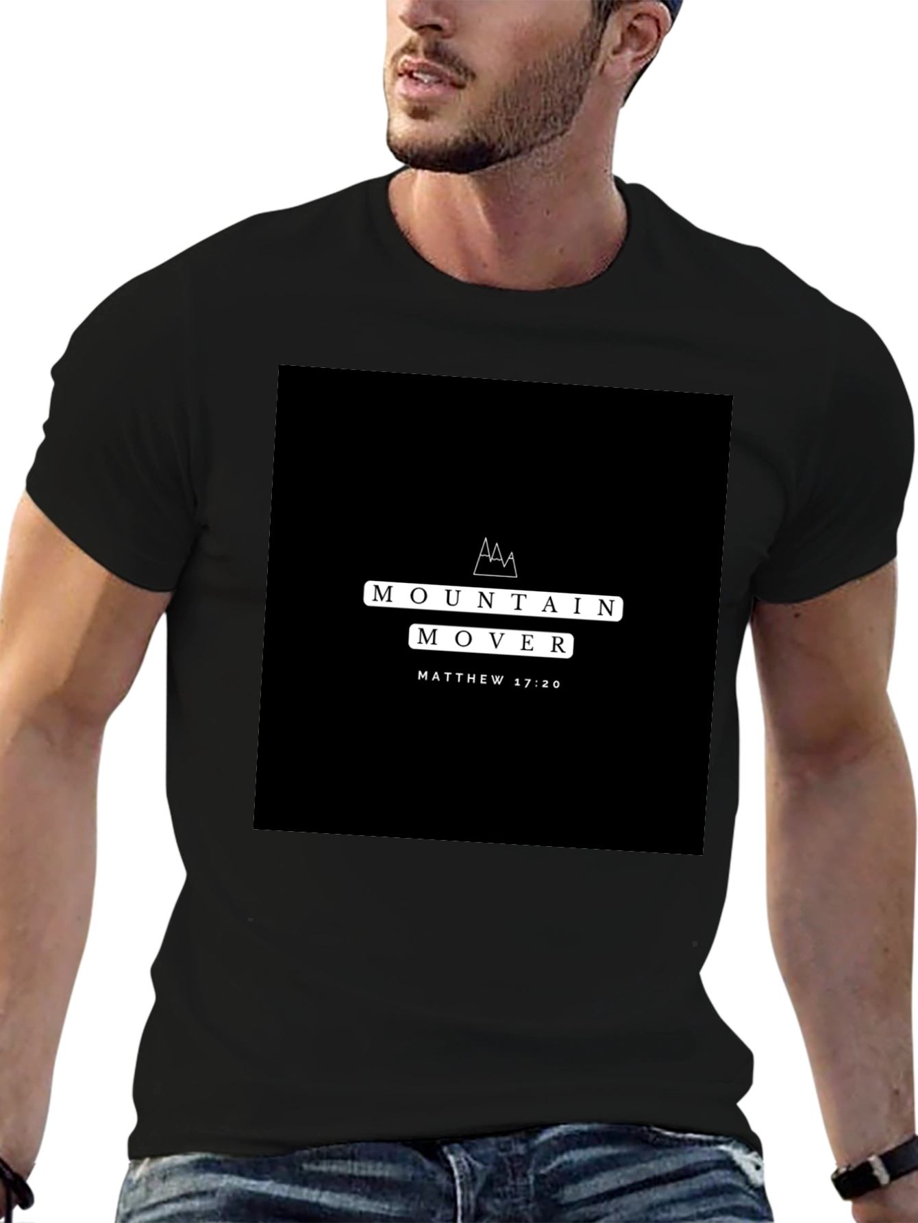 Mountain Mover Christian T-Shirt - Matthew 17:20