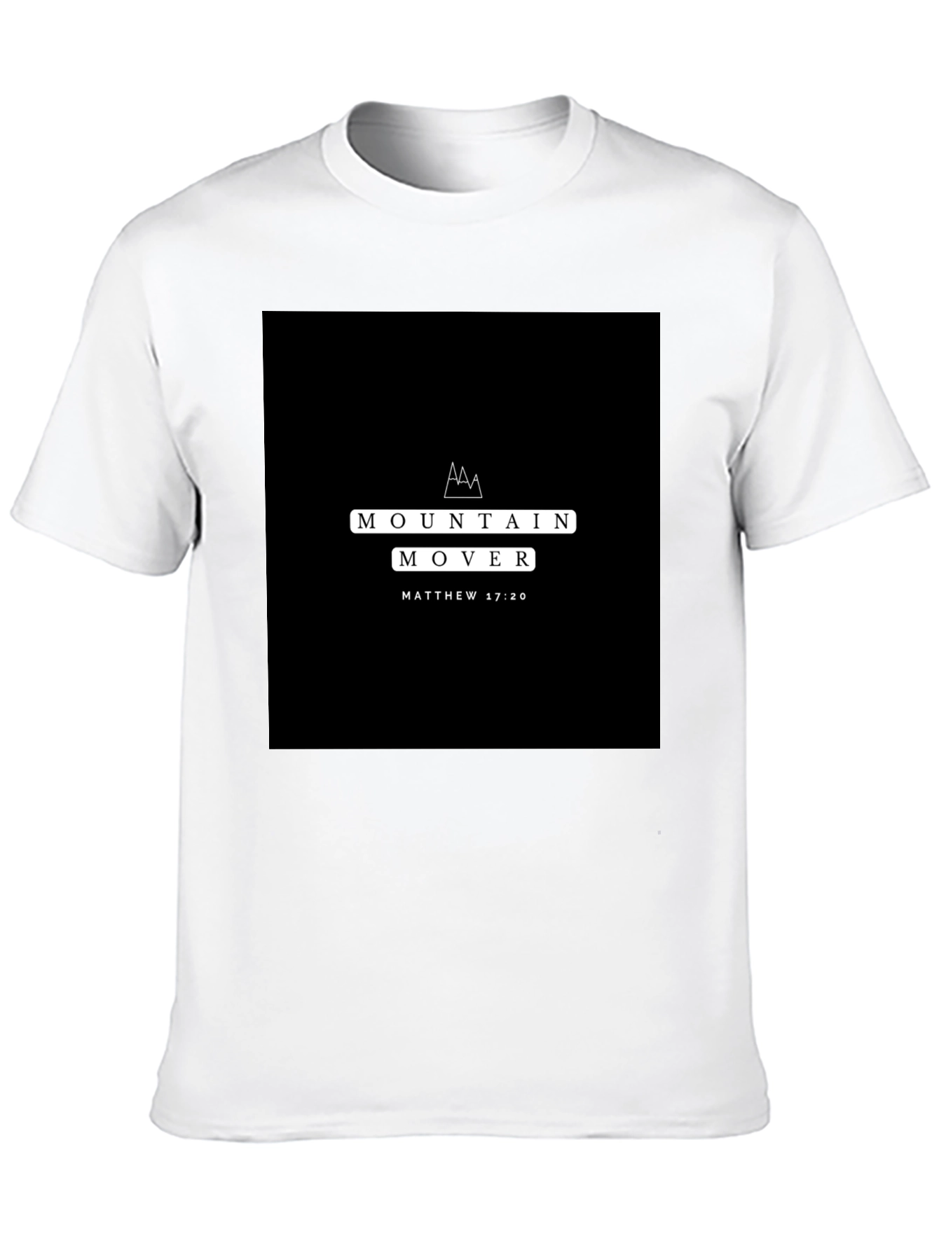 Mountain Mover Christian T-Shirt - Matthew 17:20