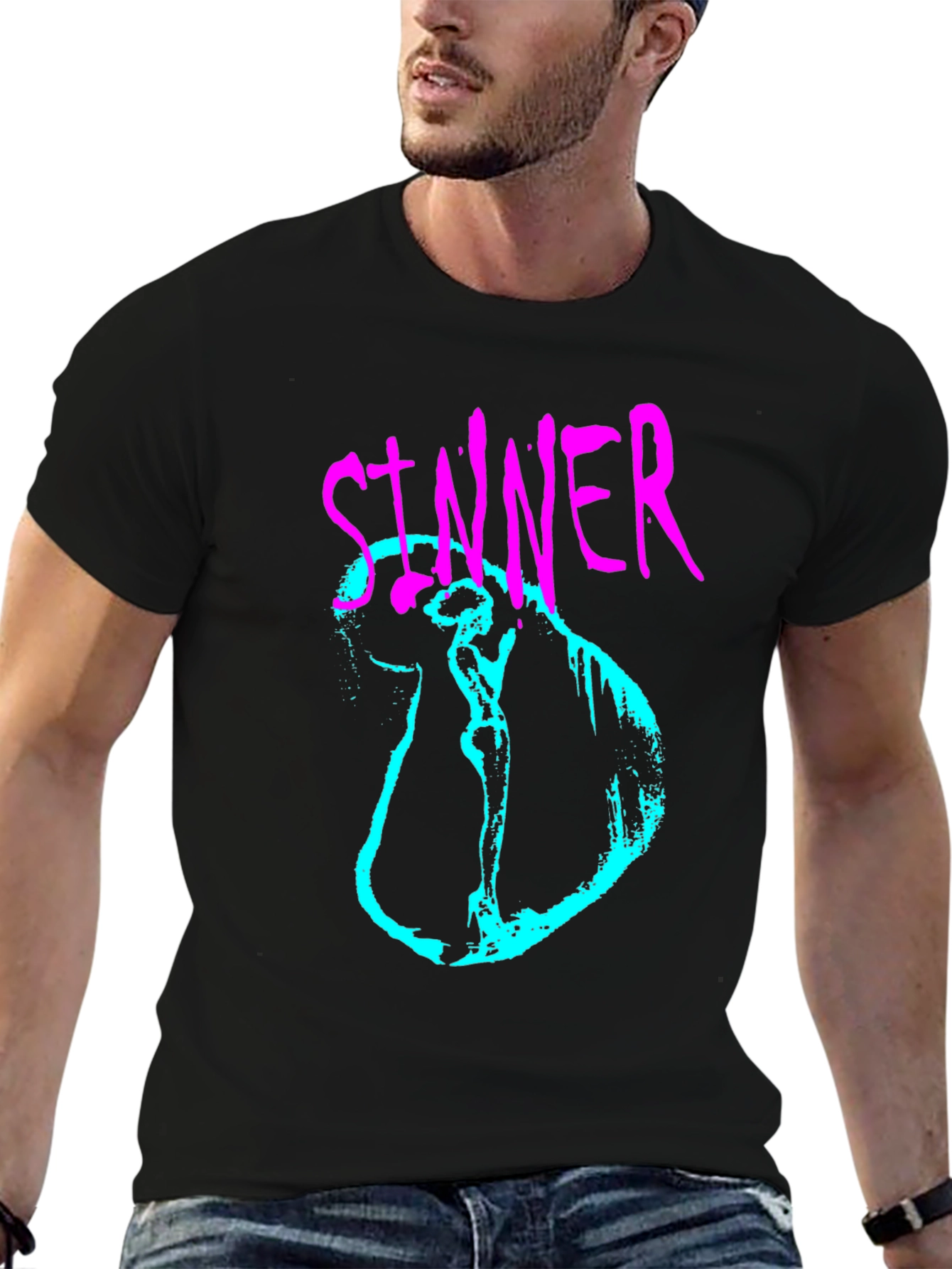Sinner Graphic Tee - Edgy Streetwear Style