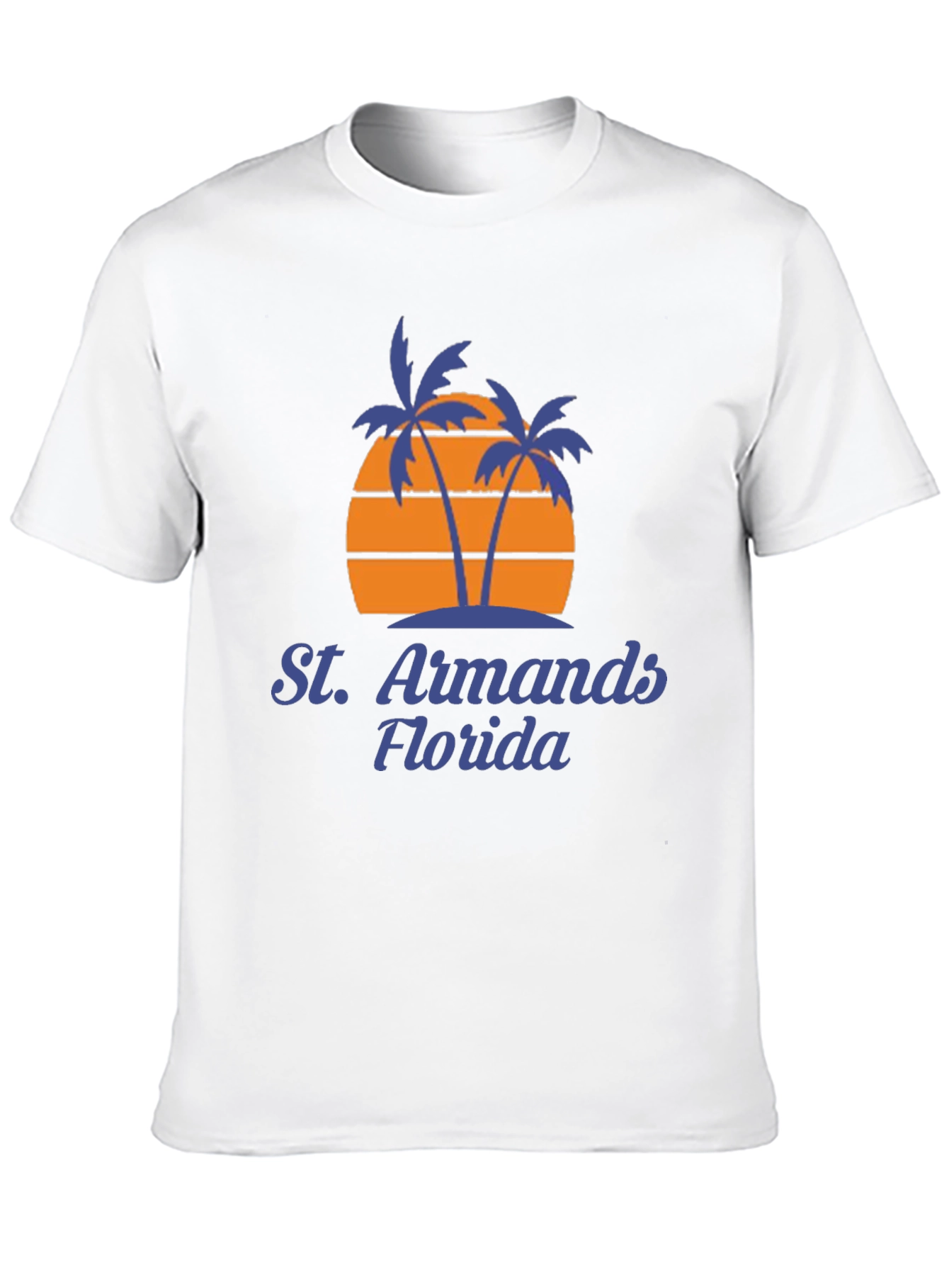 St. Armands Florida Retro Palm Tree T-Shirt