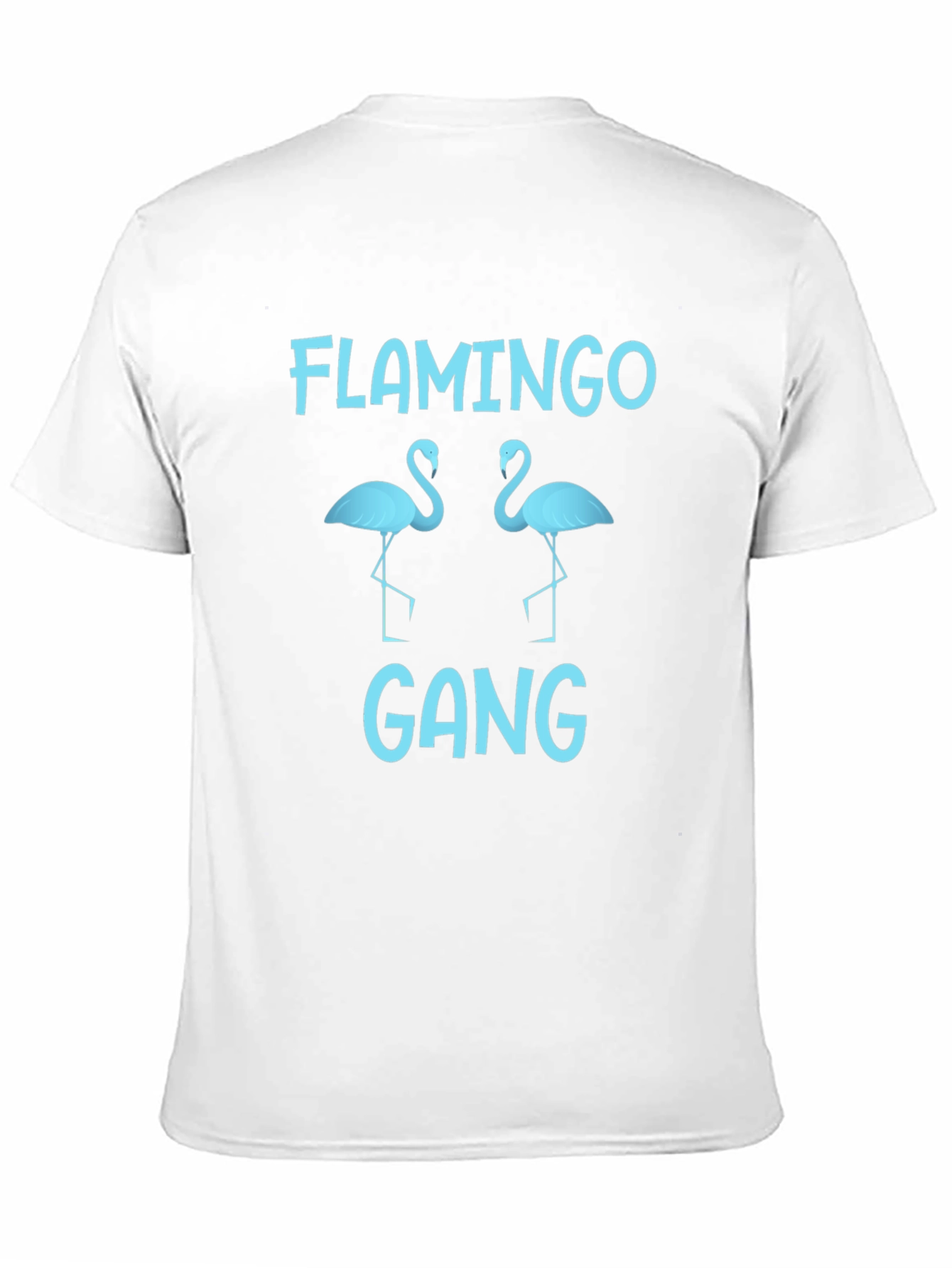 Flamingo Gang T-Shirt - Black Cotton Tee