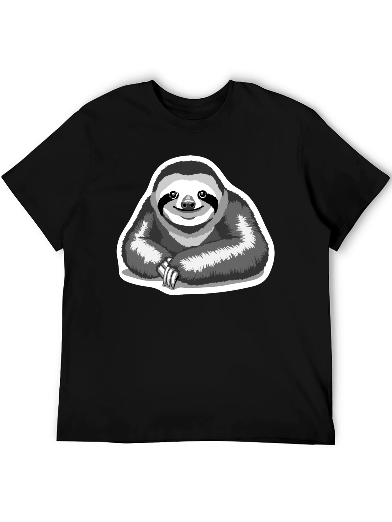 Sloth Graphic T-Shirt - Relaxed Style