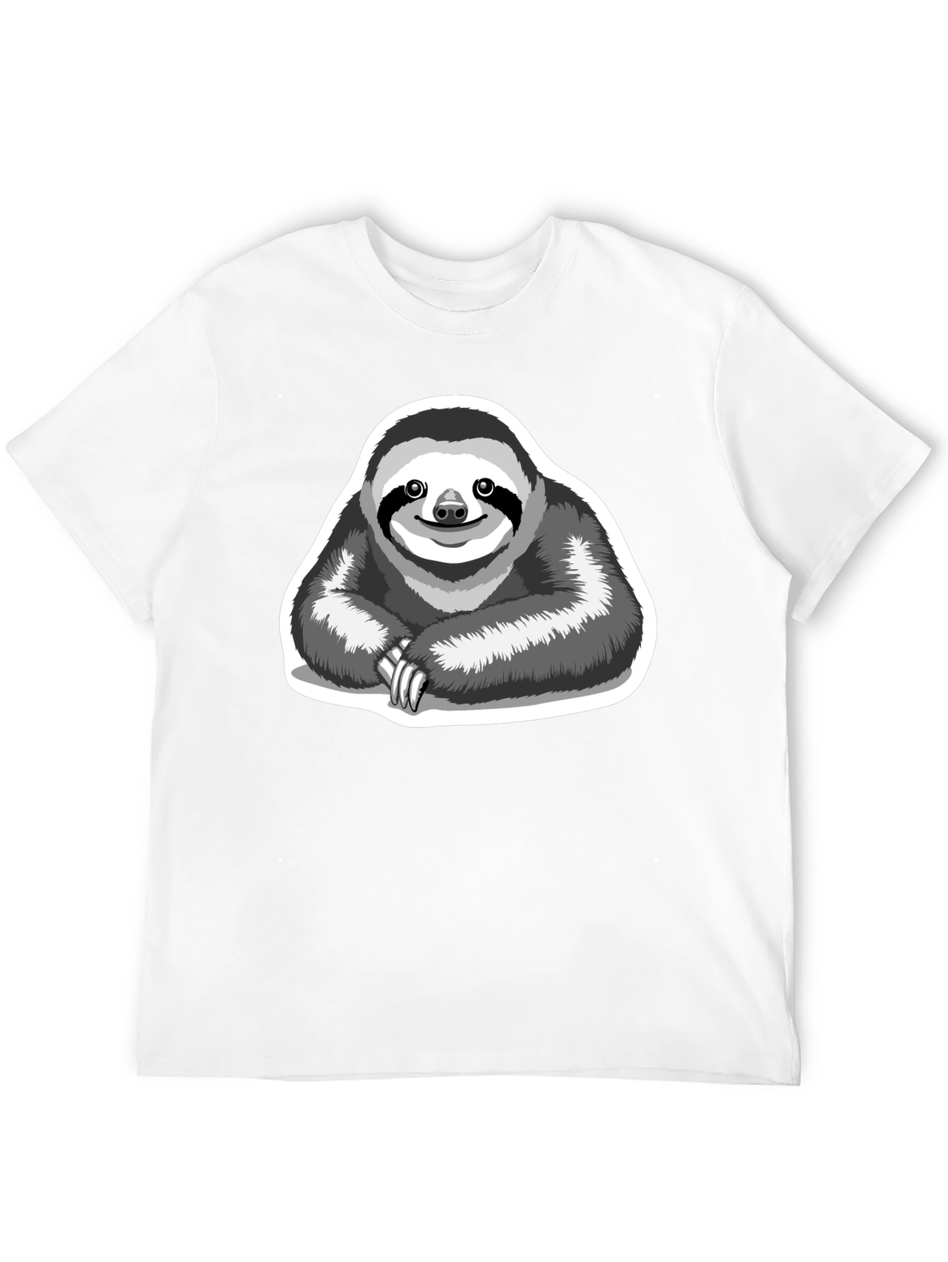 Sloth Graphic T-Shirt - Relaxed Style