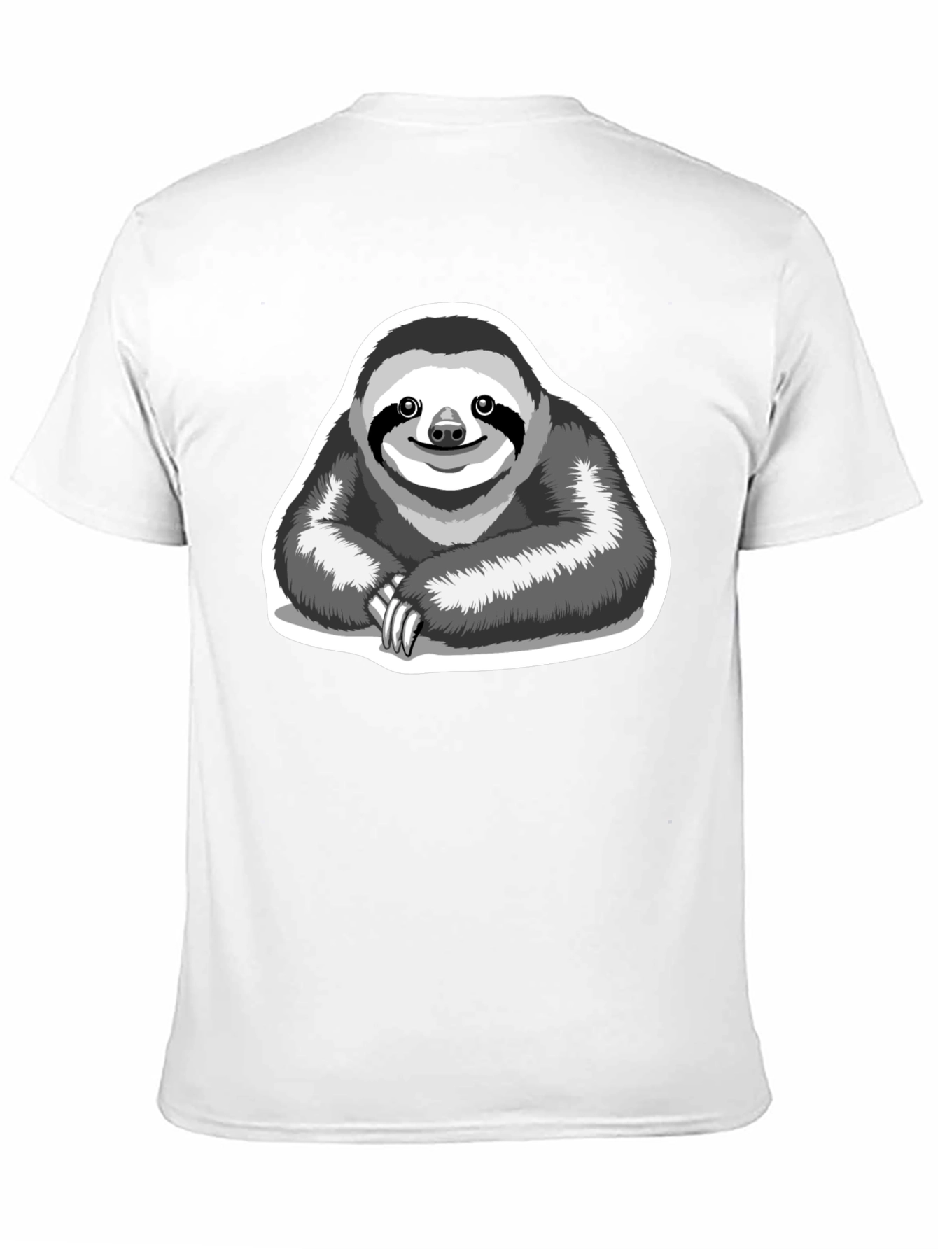 Sloth Graphic T-Shirt - Relaxed Style