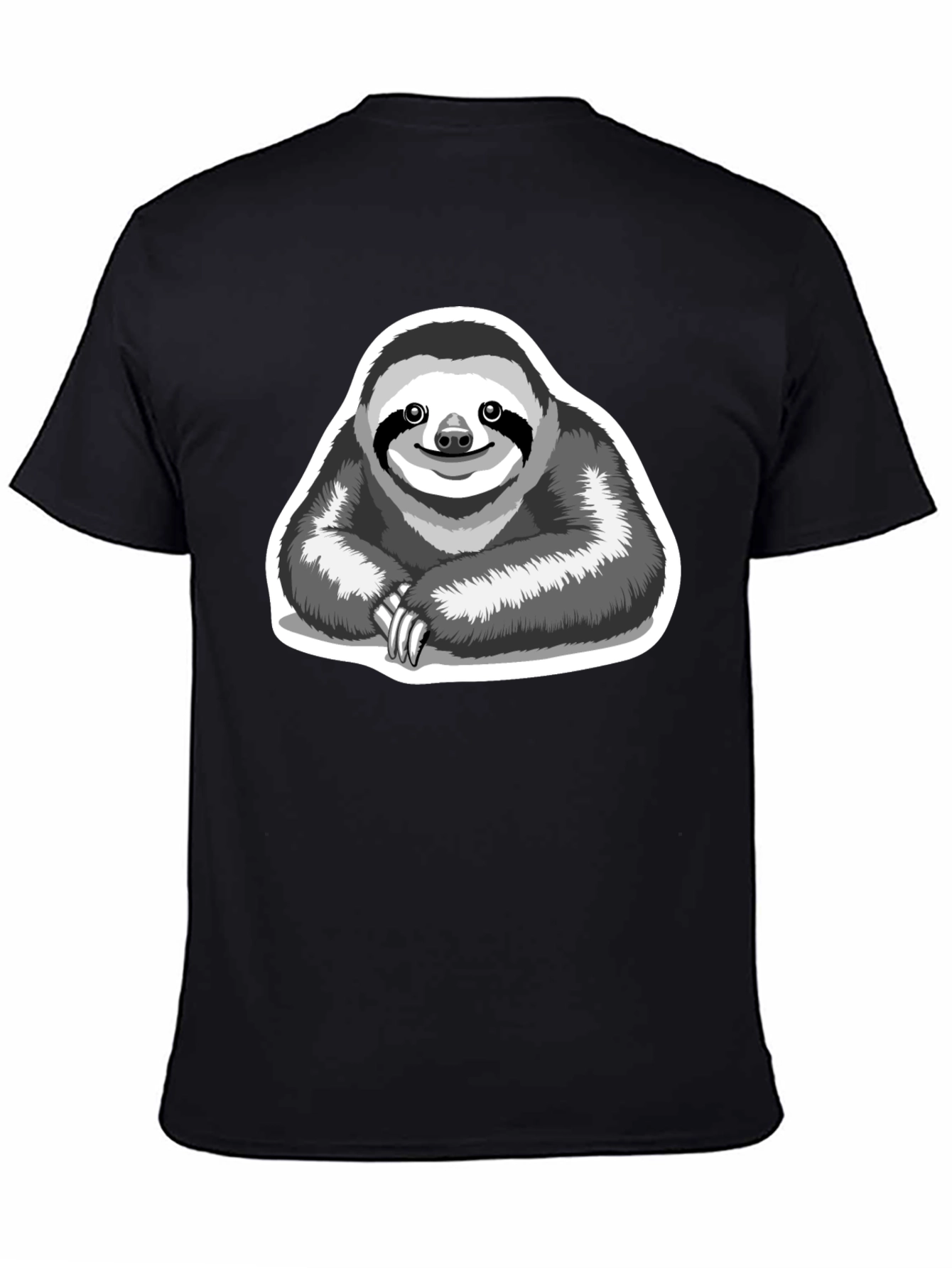 Sloth Graphic T-Shirt - Relaxed Style