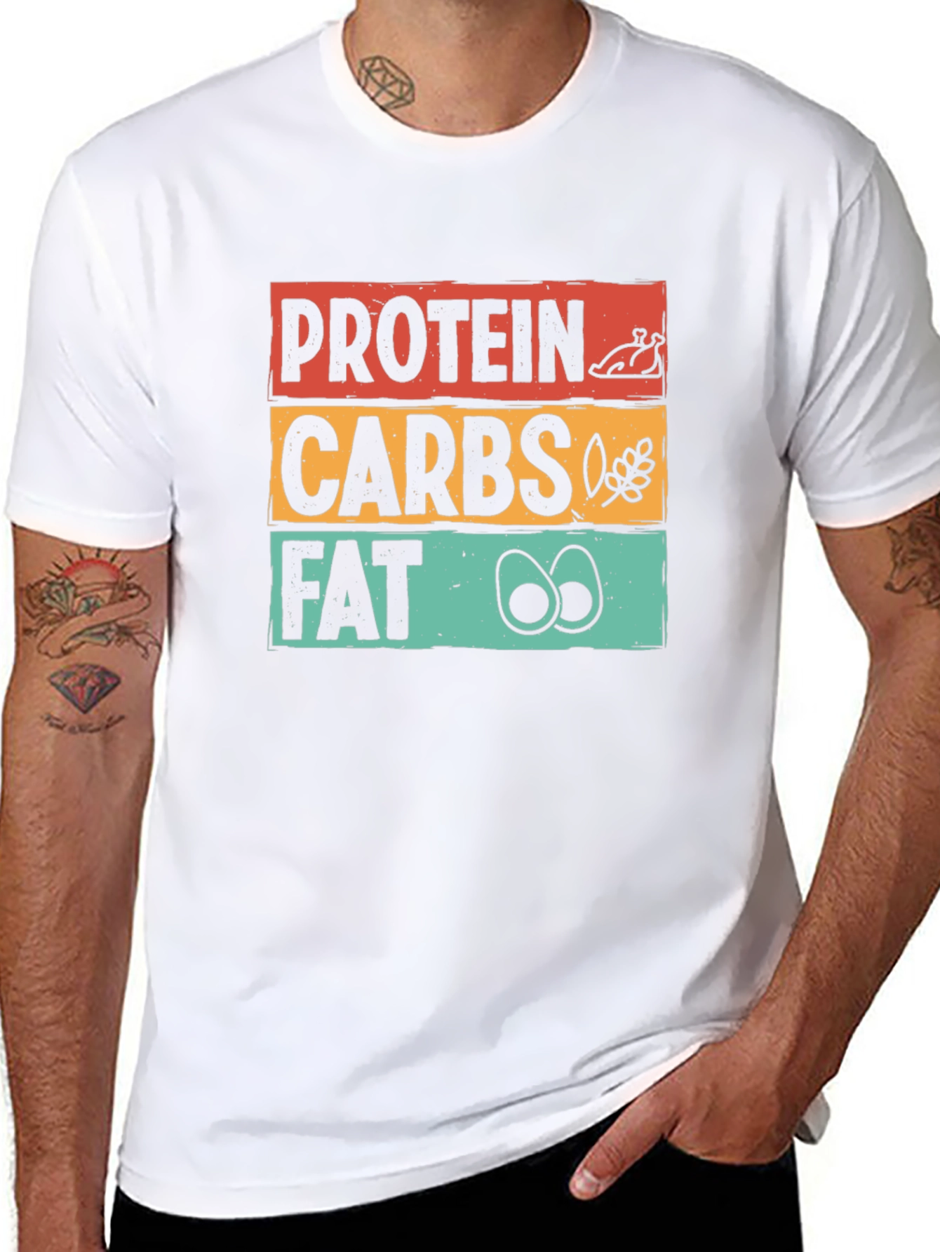Protein Carbs Fat Thanksgiving T-Shirt