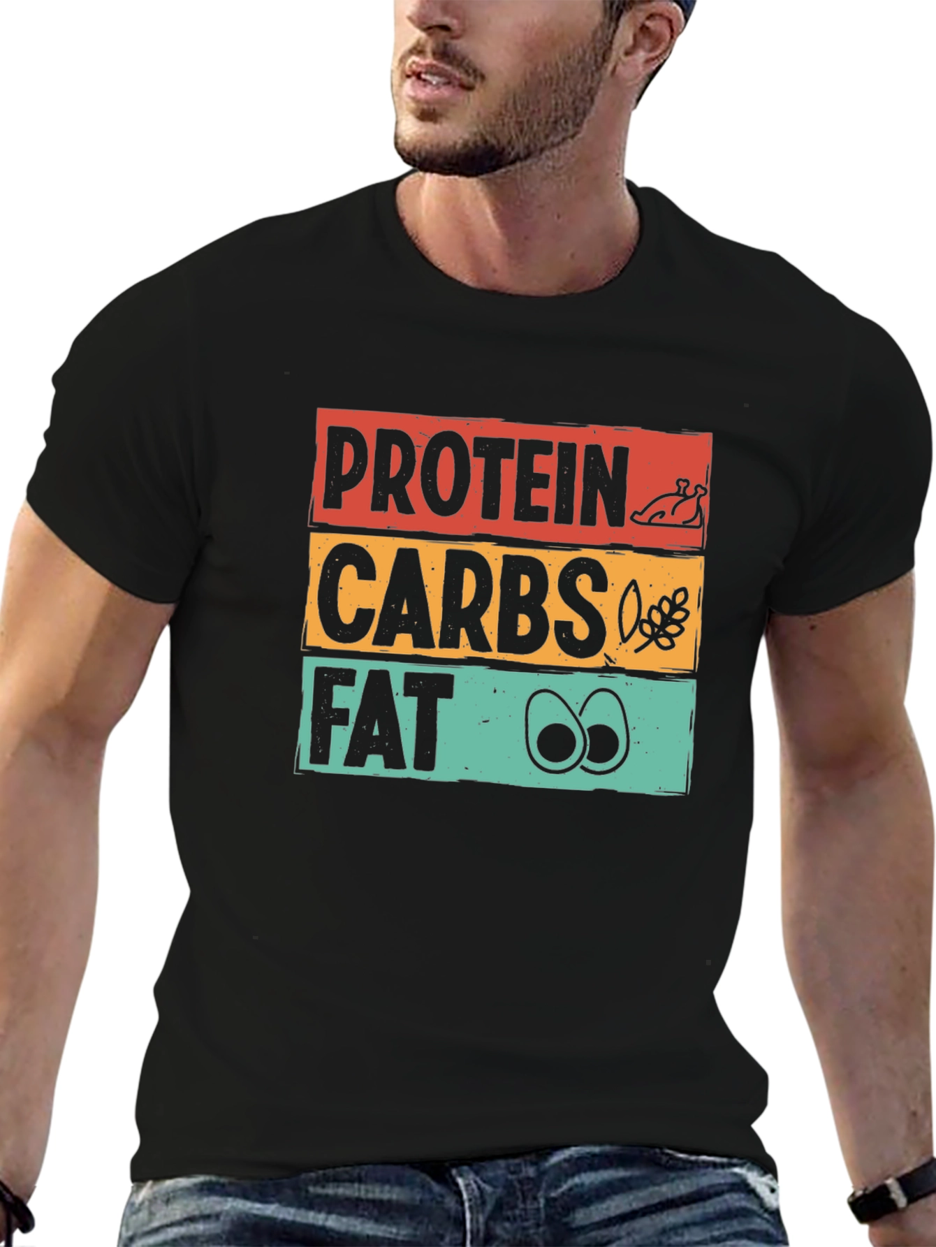 Protein Carbs Fat Thanksgiving T-Shirt