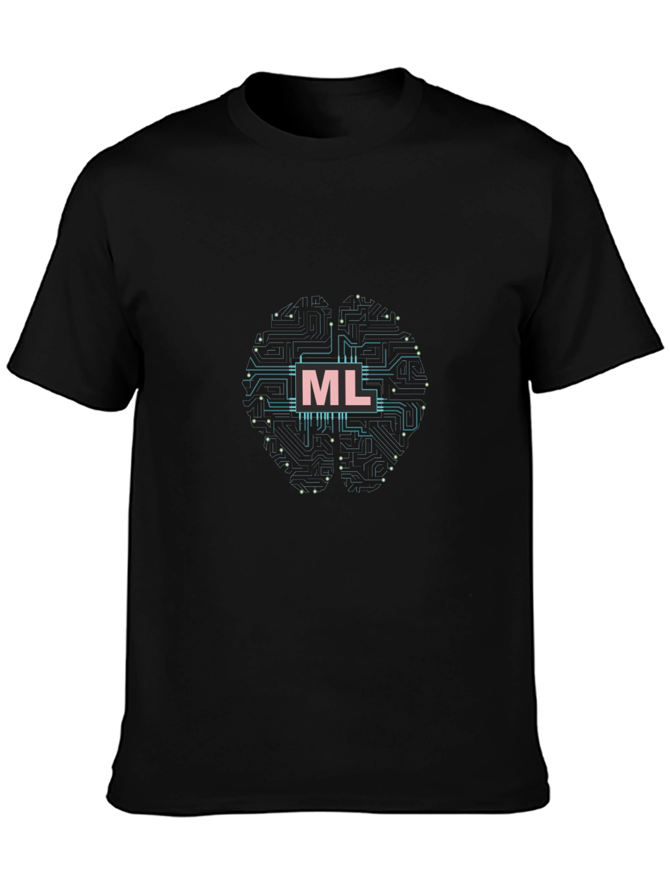 ML Circuit Board Graphic Tee - Cool Tech Shirt