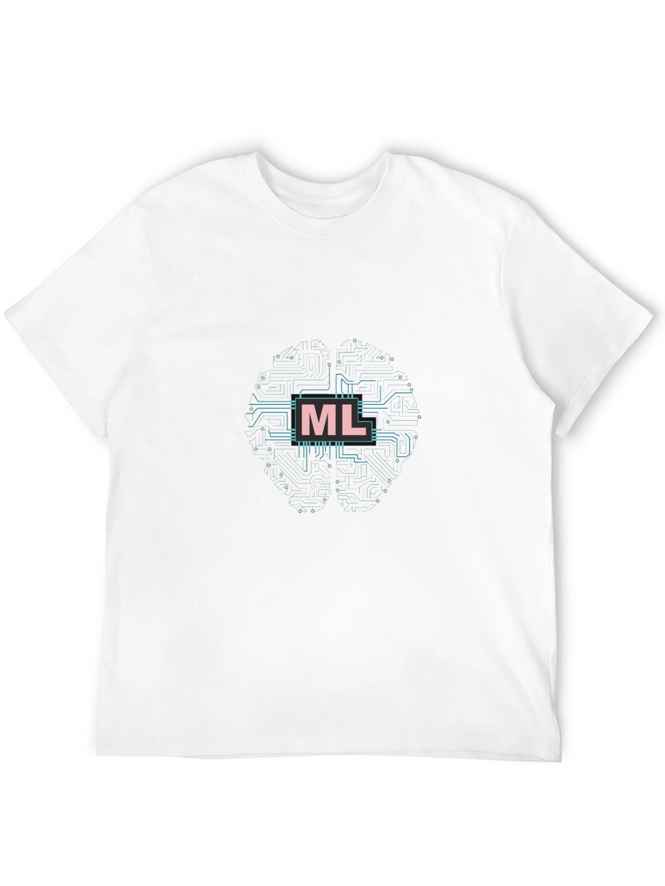 ML Circuit Board Graphic Tee - Cool Tech Shirt