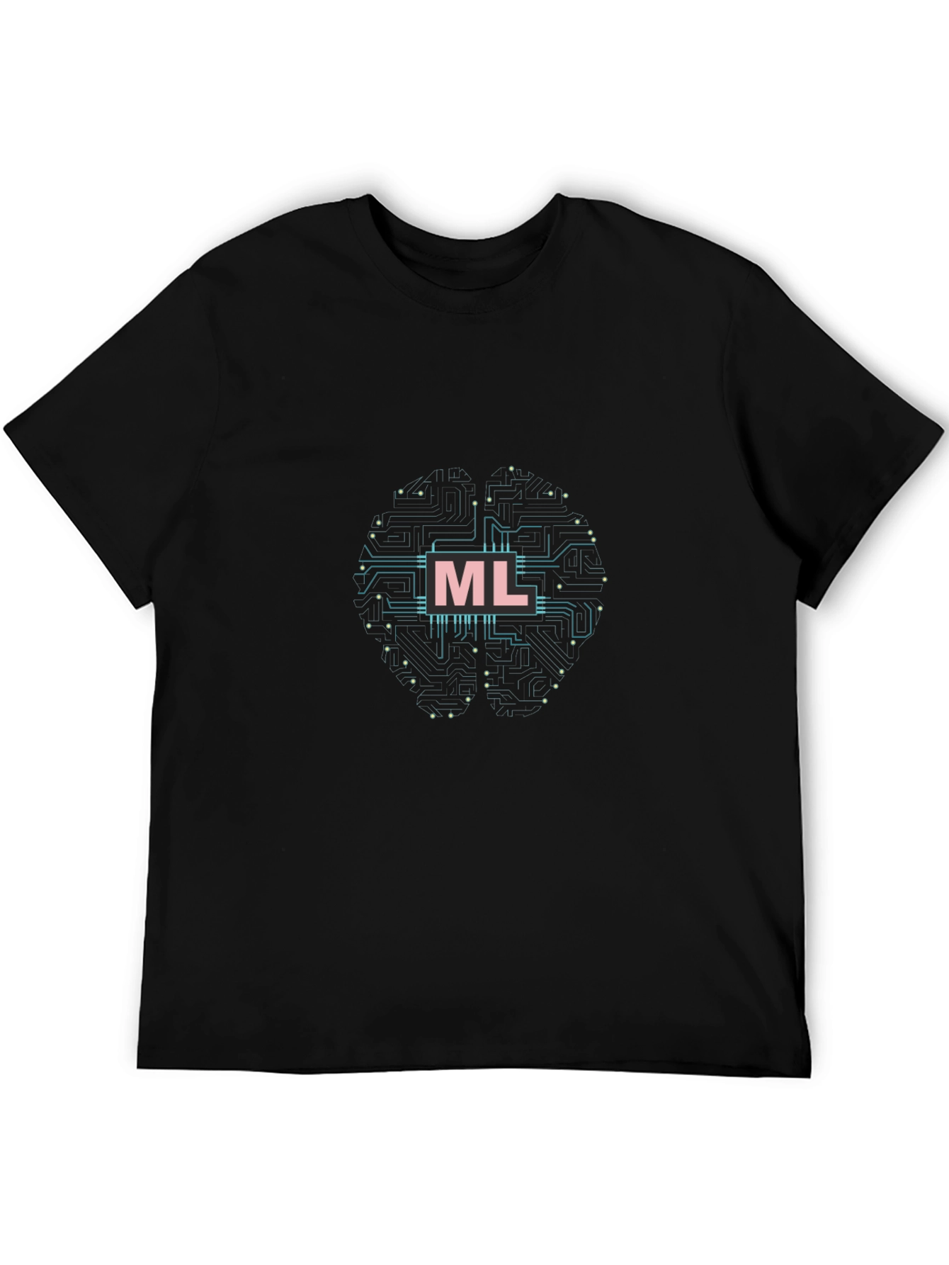 ML Circuit Board Graphic Tee - Cool Tech Shirt