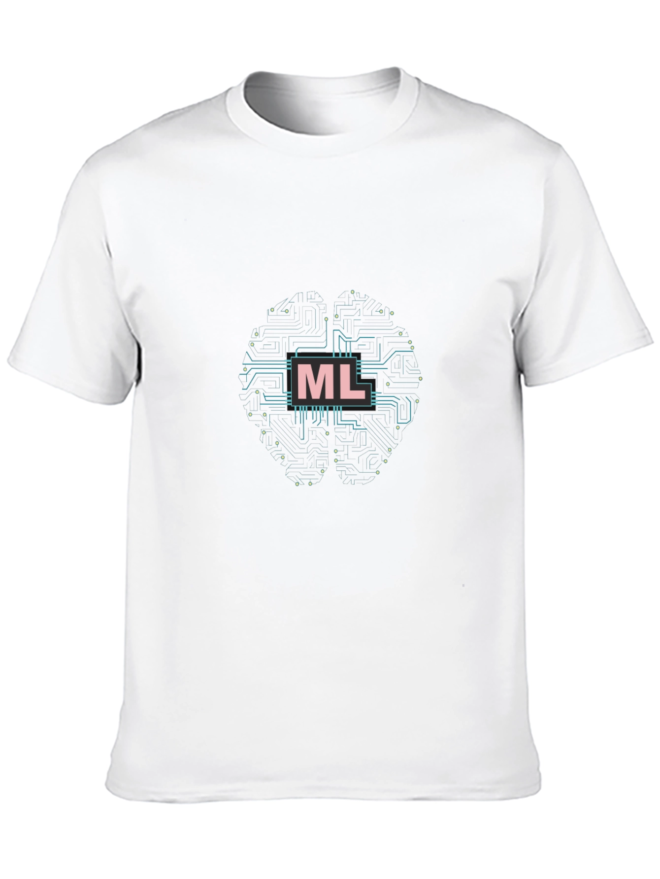 ML Circuit Board Graphic Tee - Cool Tech Shirt