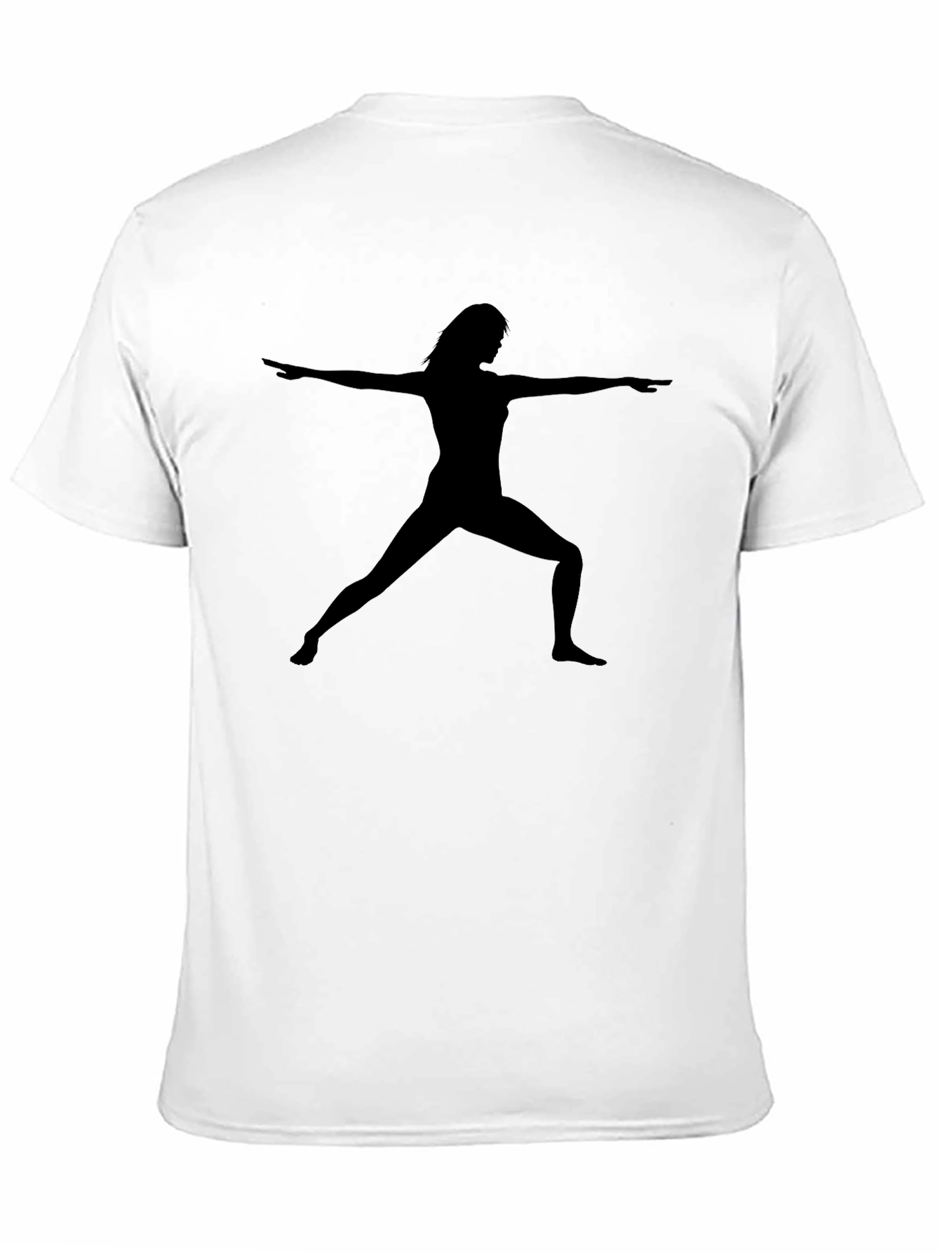 Yoga Silhouette Black T-Shirt