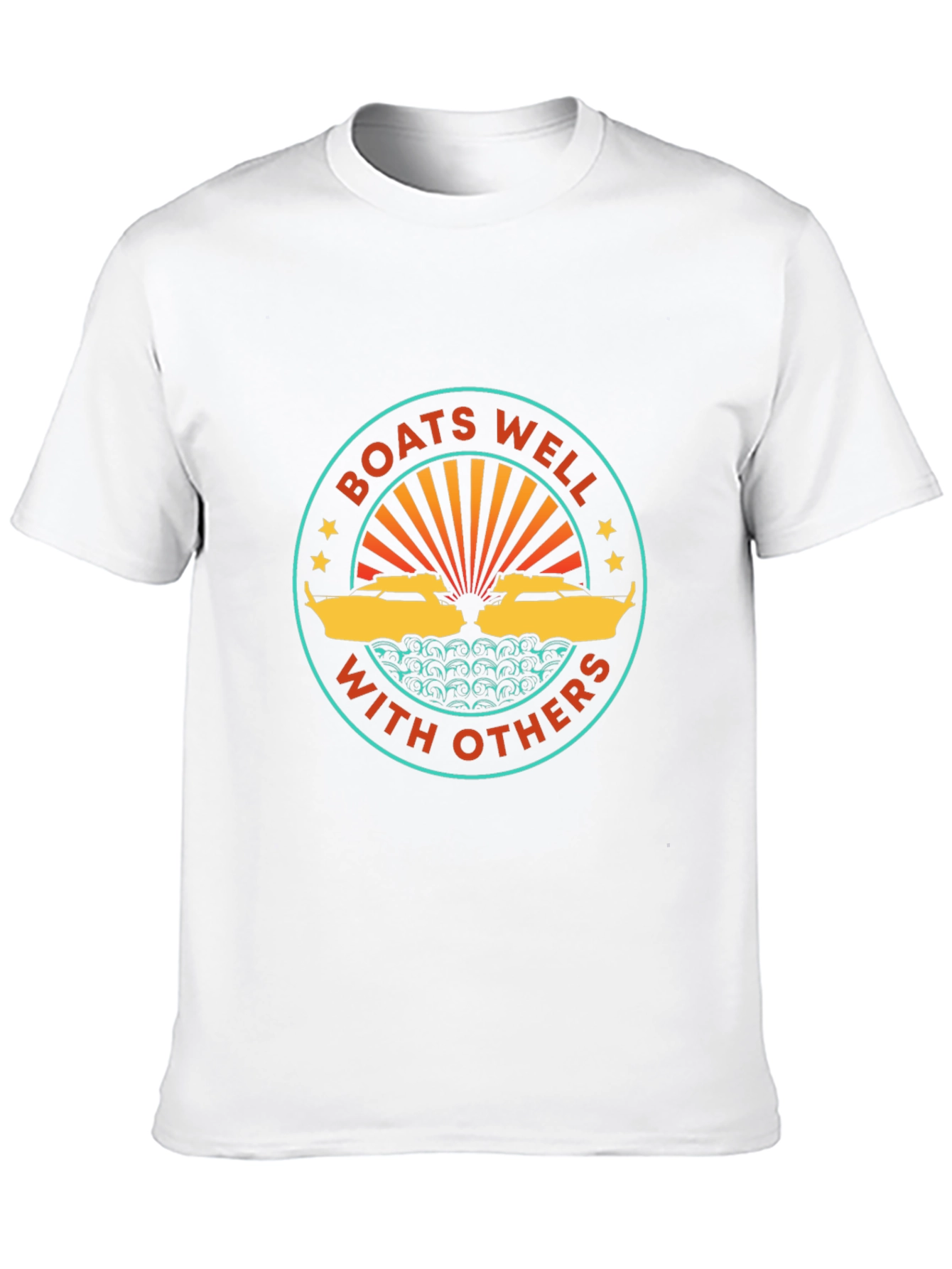 Boats Well With Others Graphic Tee