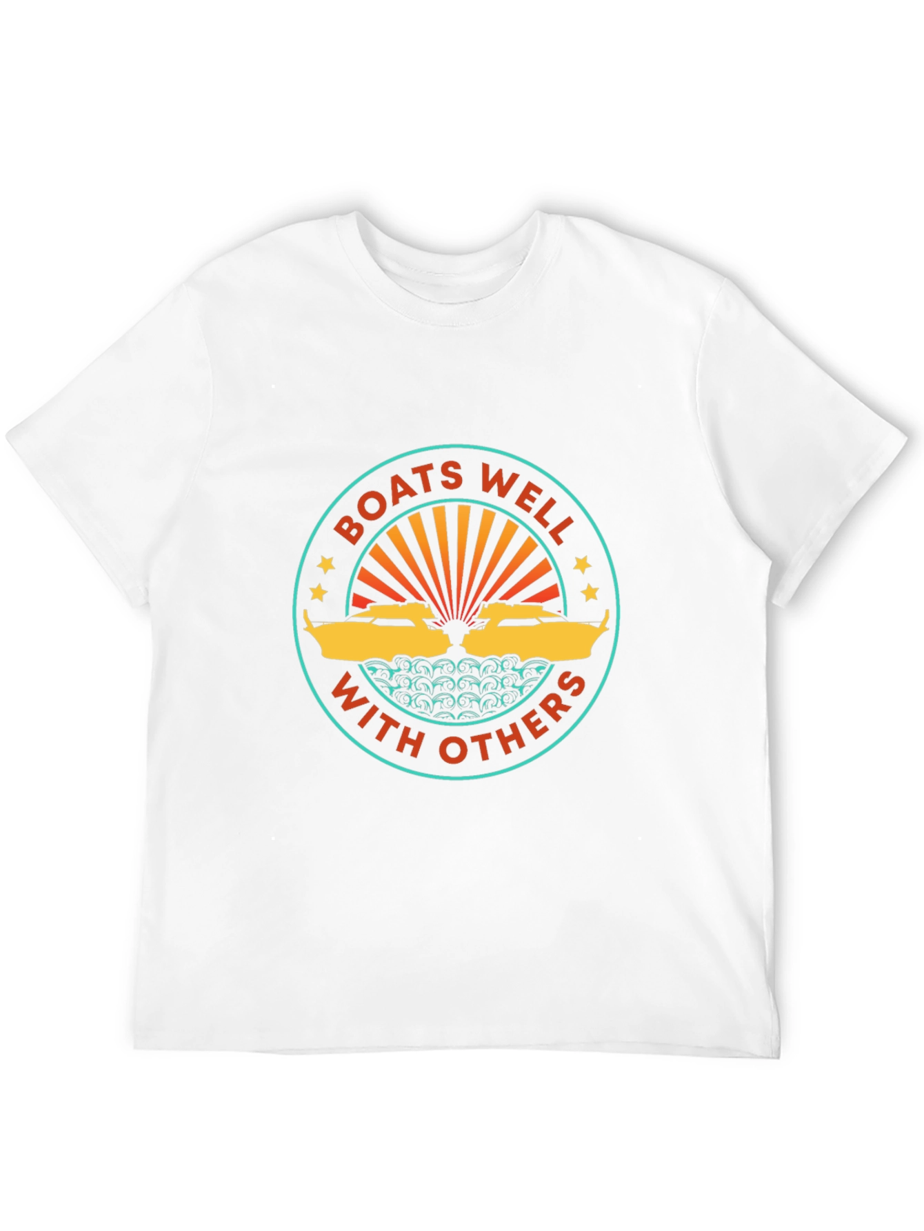 Boats Well With Others Graphic Tee