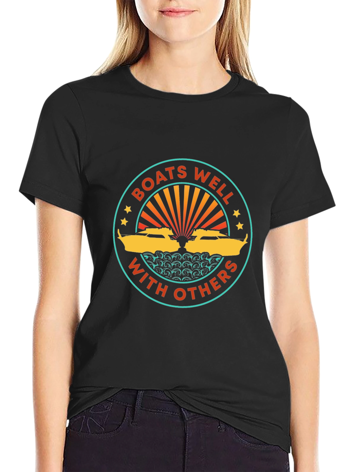 Boats Well With Others Graphic Tee