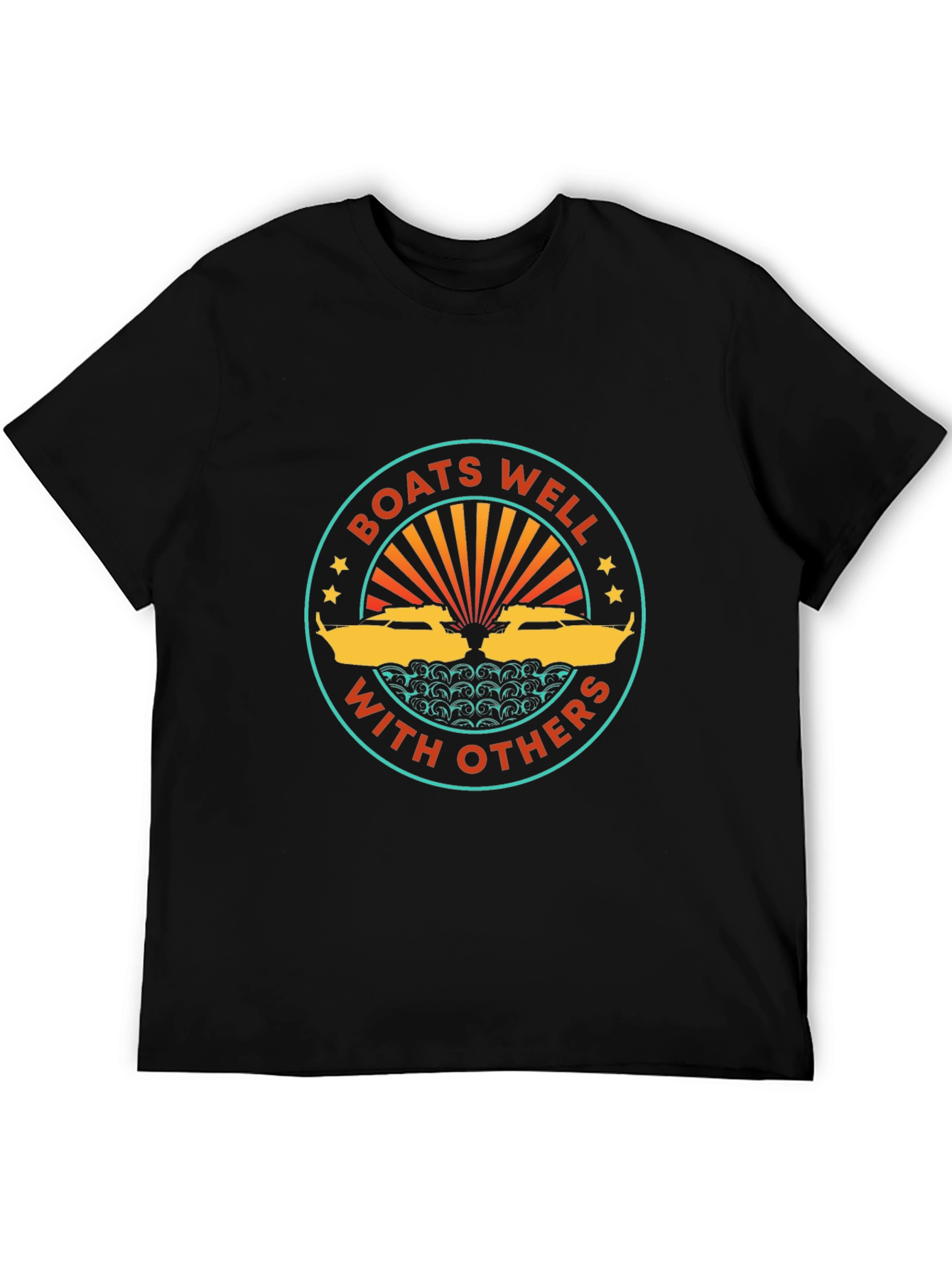Boats Well With Others Graphic Tee