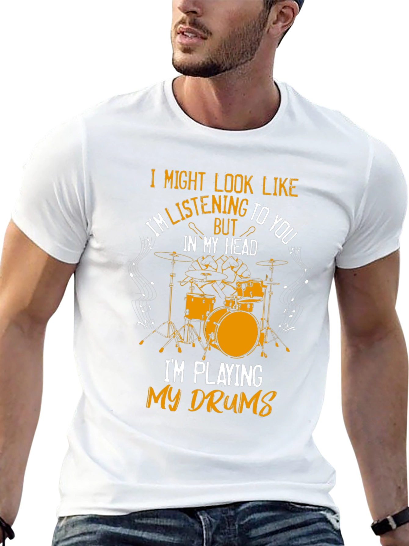 Drummer T-Shirt - Im Playing My Drums