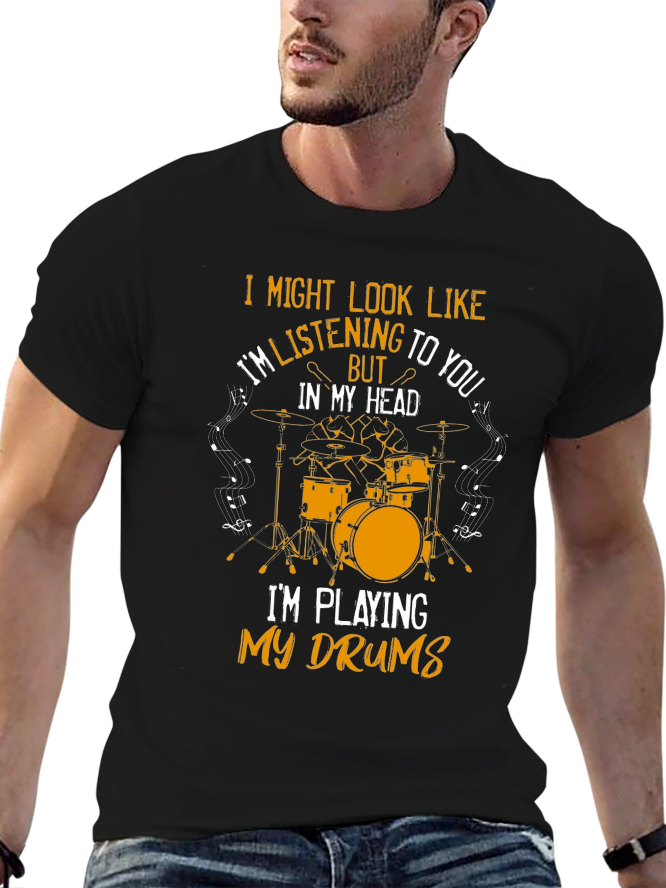 Drummer T-Shirt - Im Playing My Drums