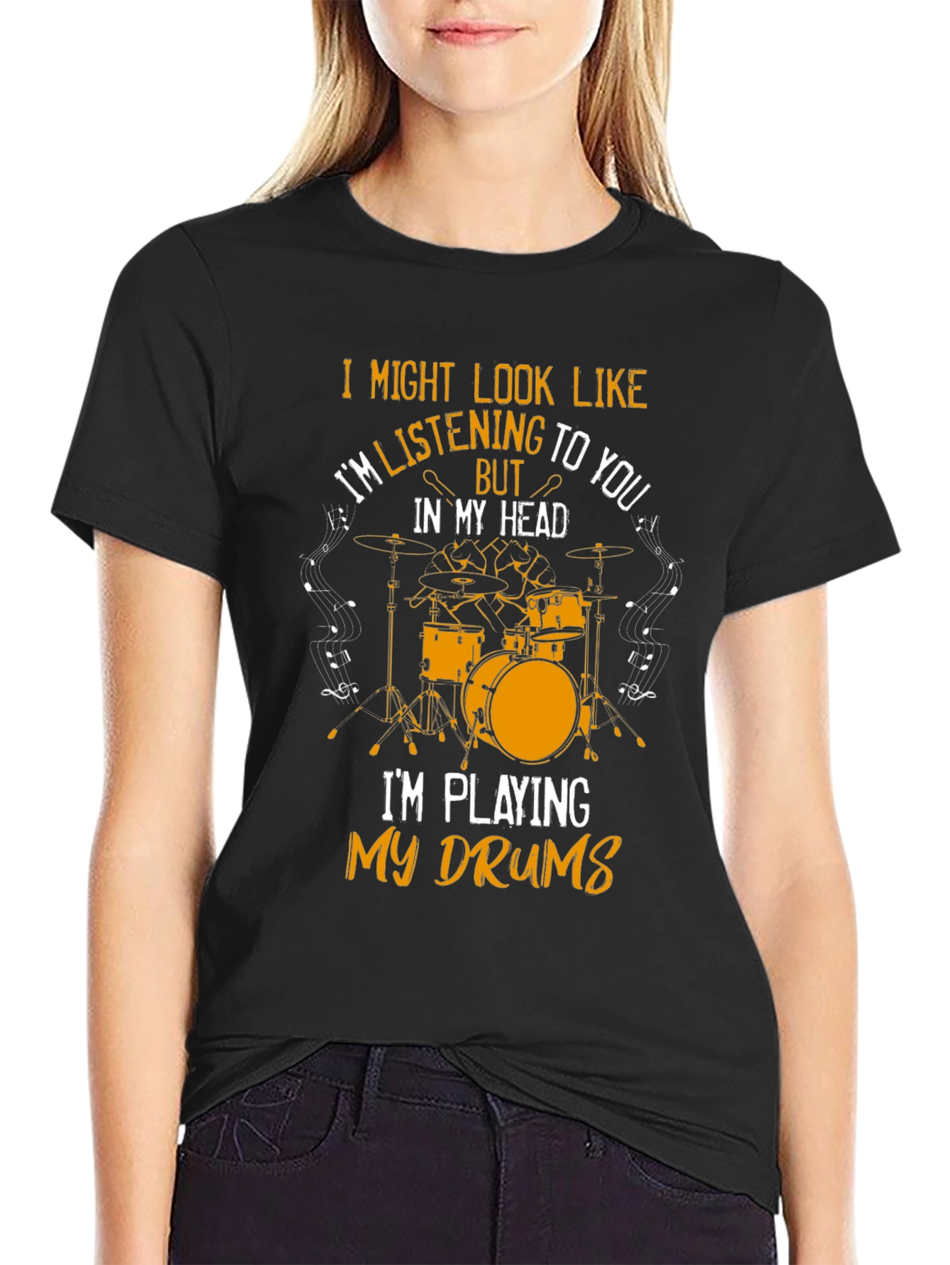 Drummer T-Shirt - Im Playing My Drums