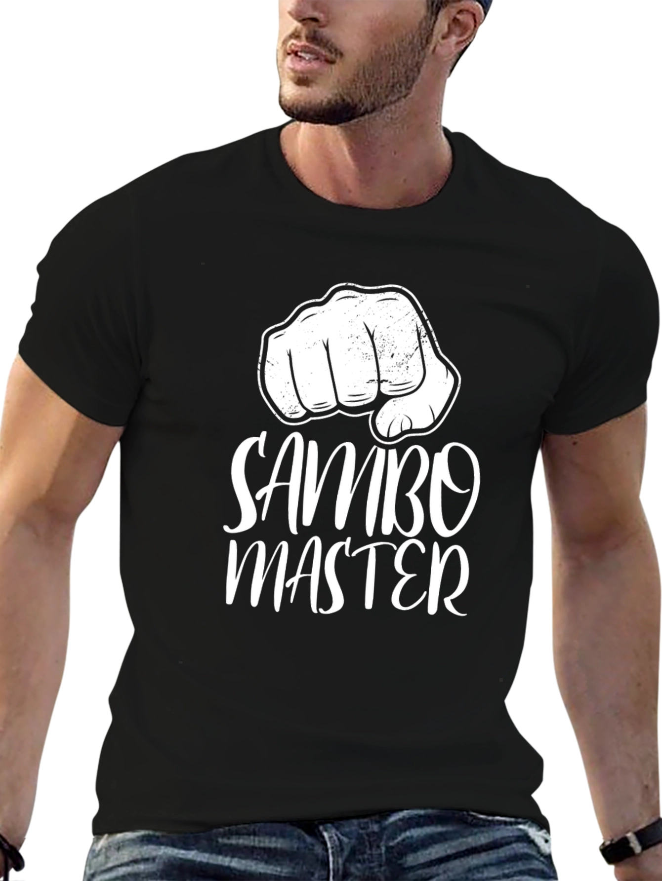 Sambo Master Graphic T-Shirt - Black