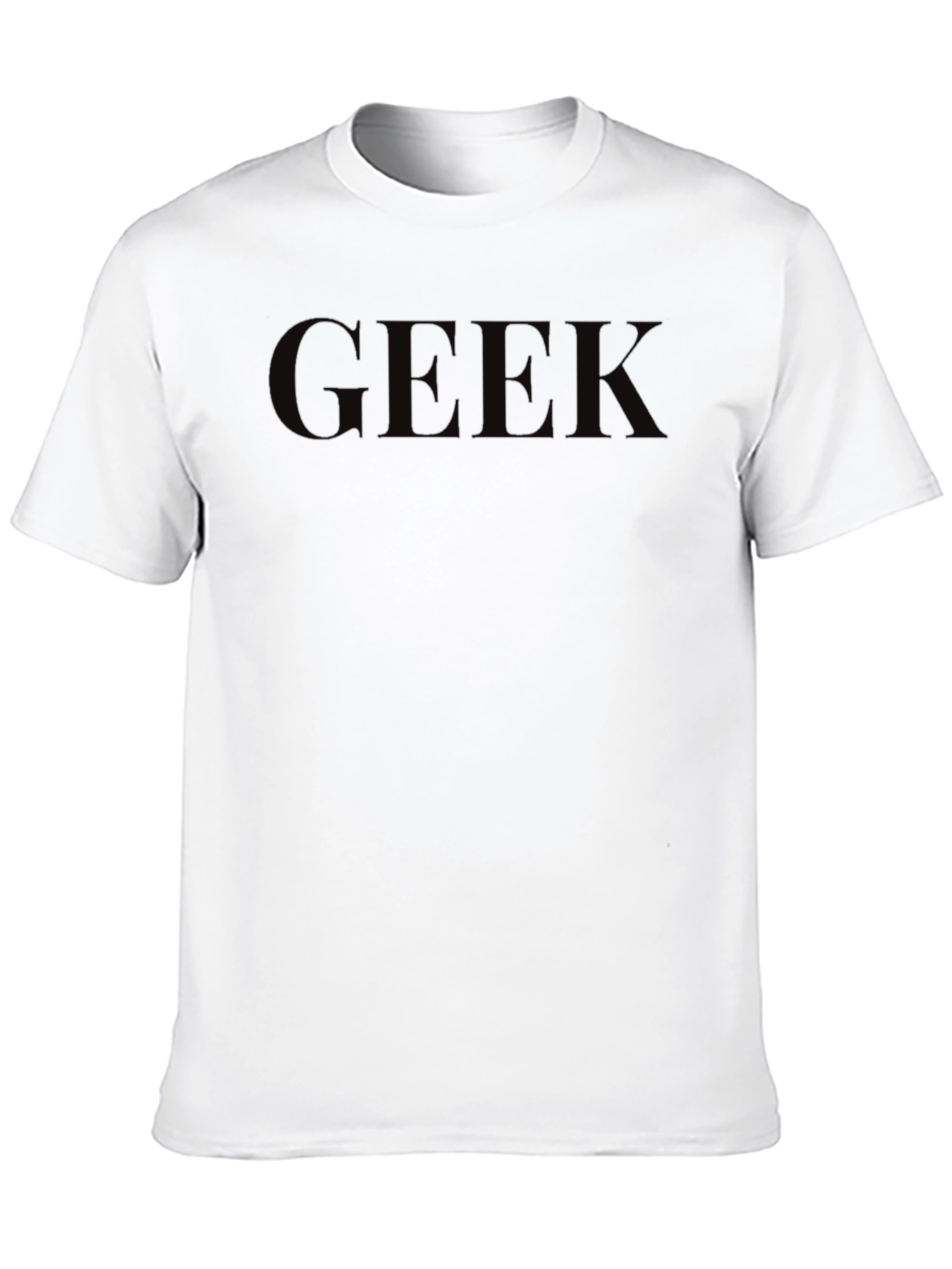 Black GEEK Graphic T-Shirt