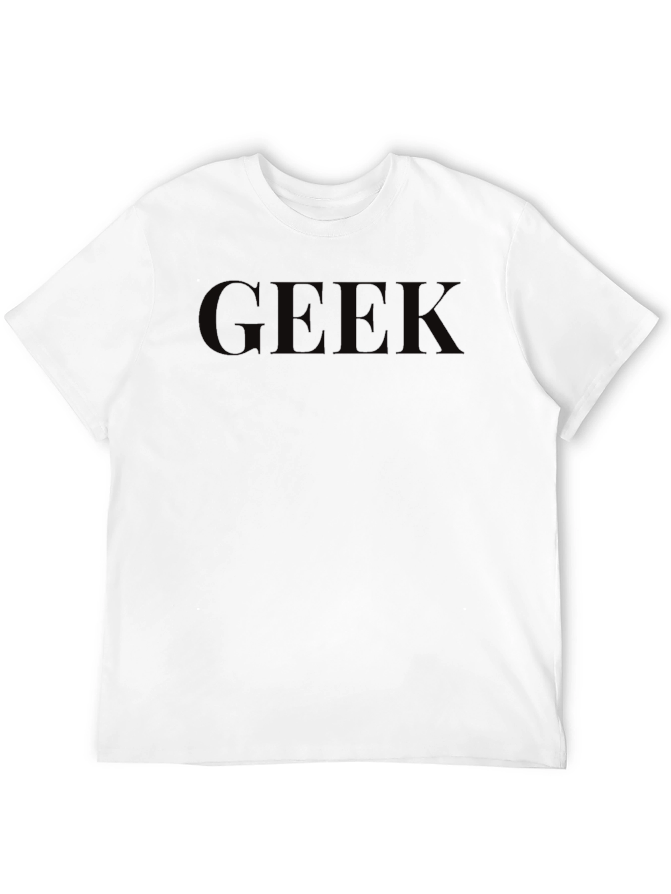 Black GEEK Graphic T-Shirt