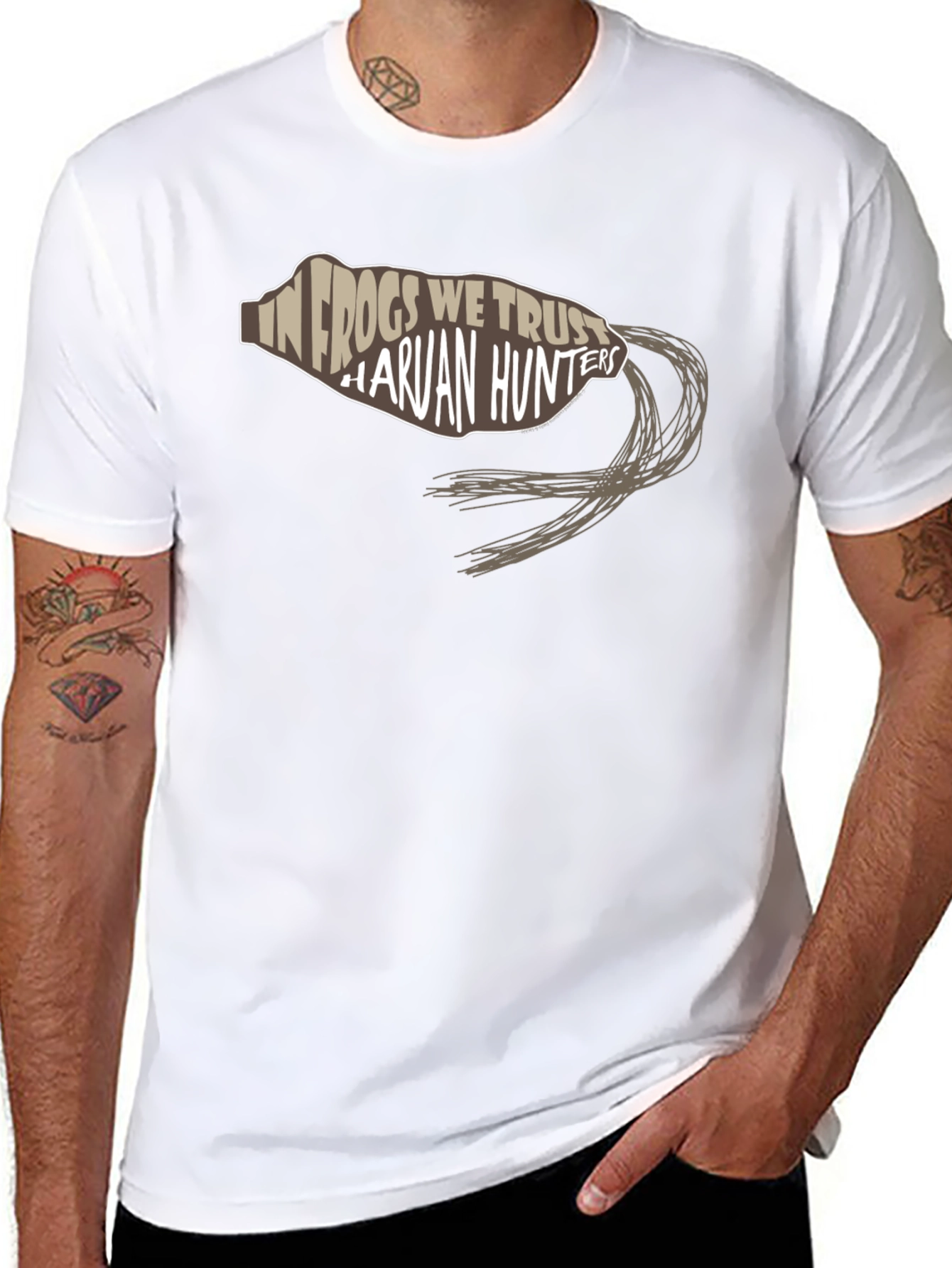 In Frogs We Trust Haruan Hunters Graphic Tee