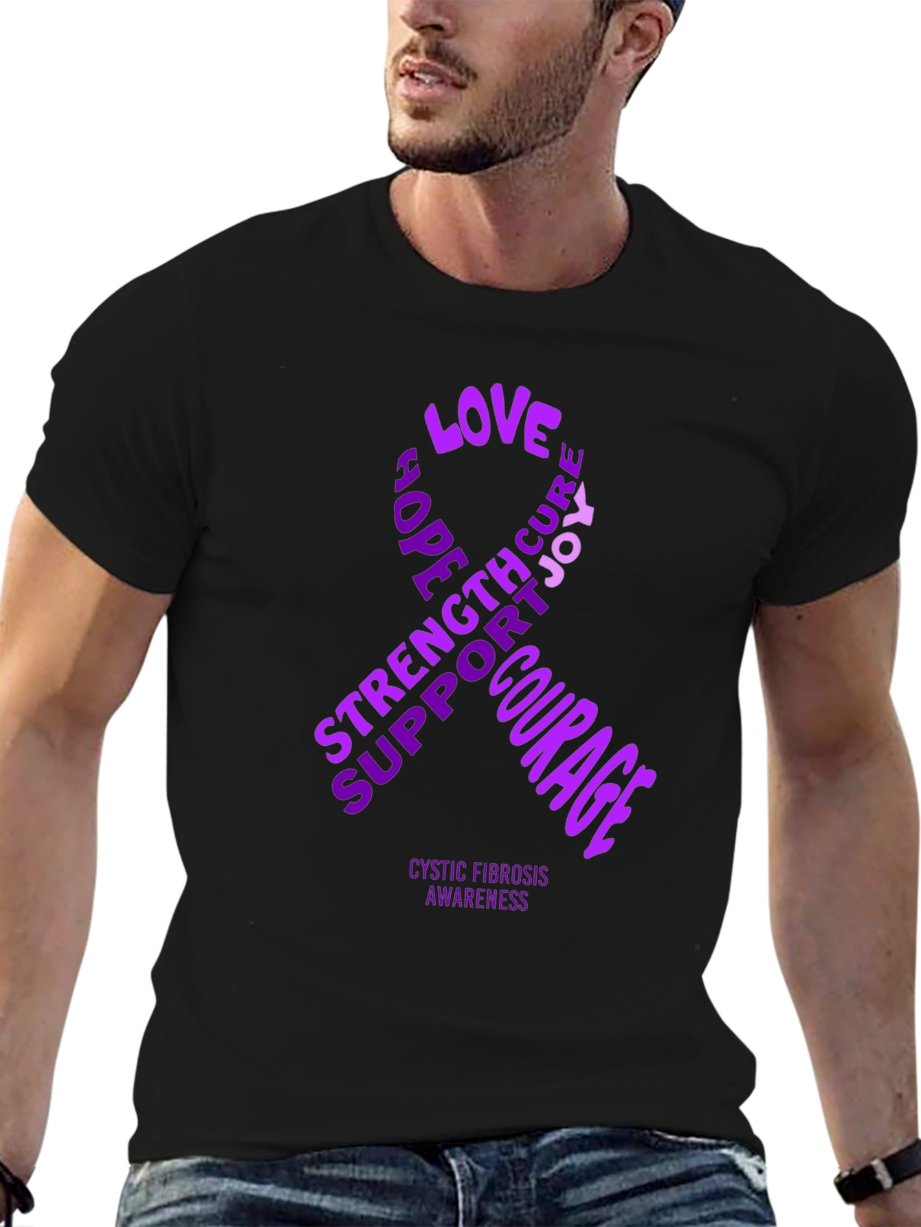 Cystic Fibrosis Awareness Ribbon T-Shirt