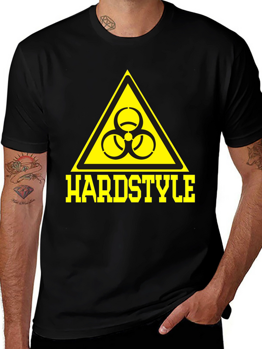 Hardstyle Biohazard Symbol T-Shirt - Black