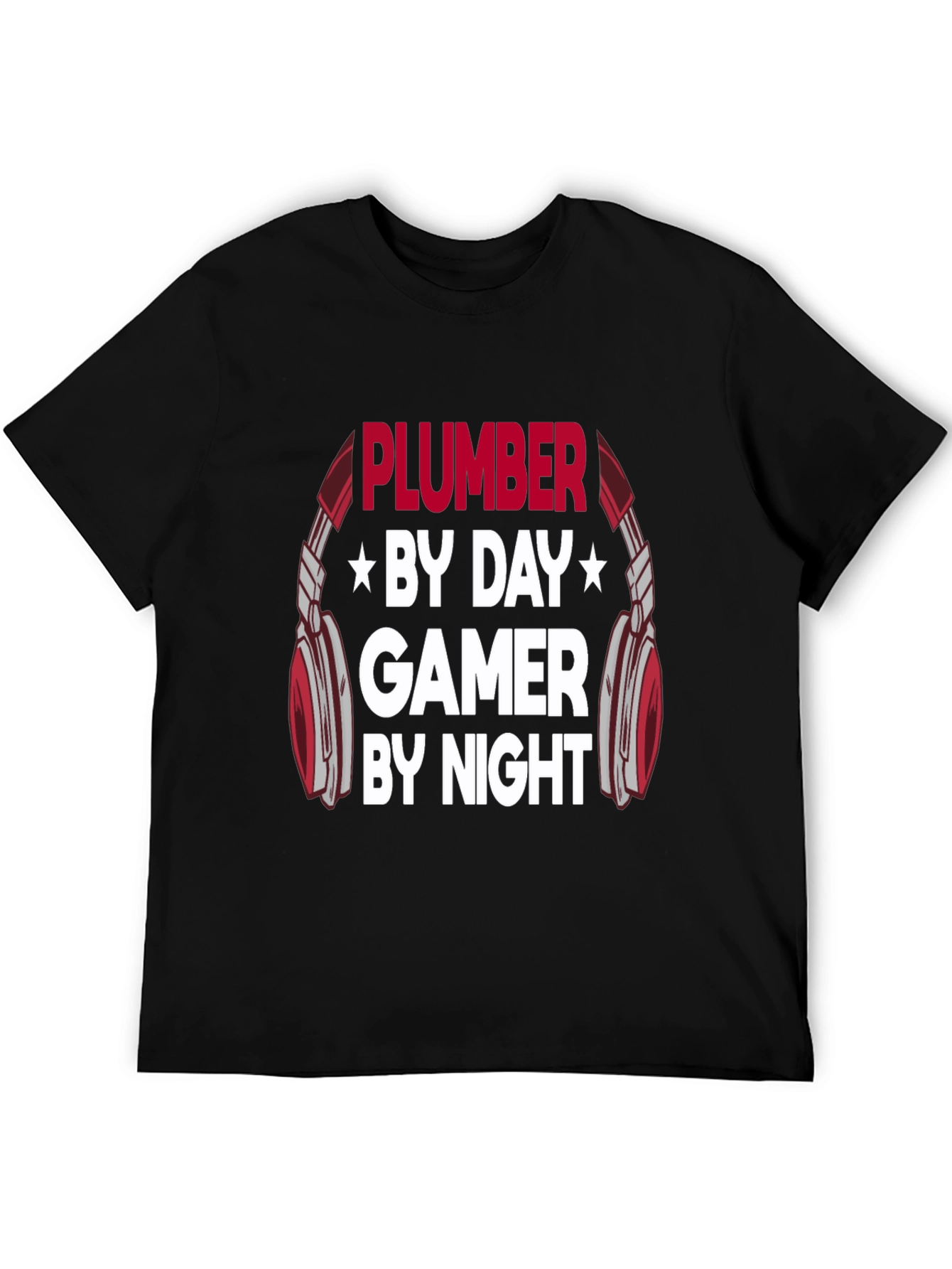 Plumber by Day Gamer by Night Graphic T-Shirt