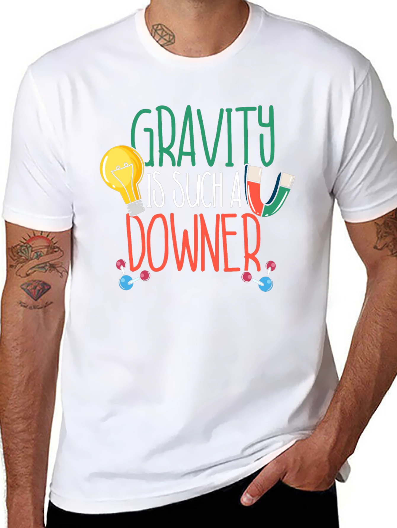 Gravity Is Such A Downer Graphic Tee