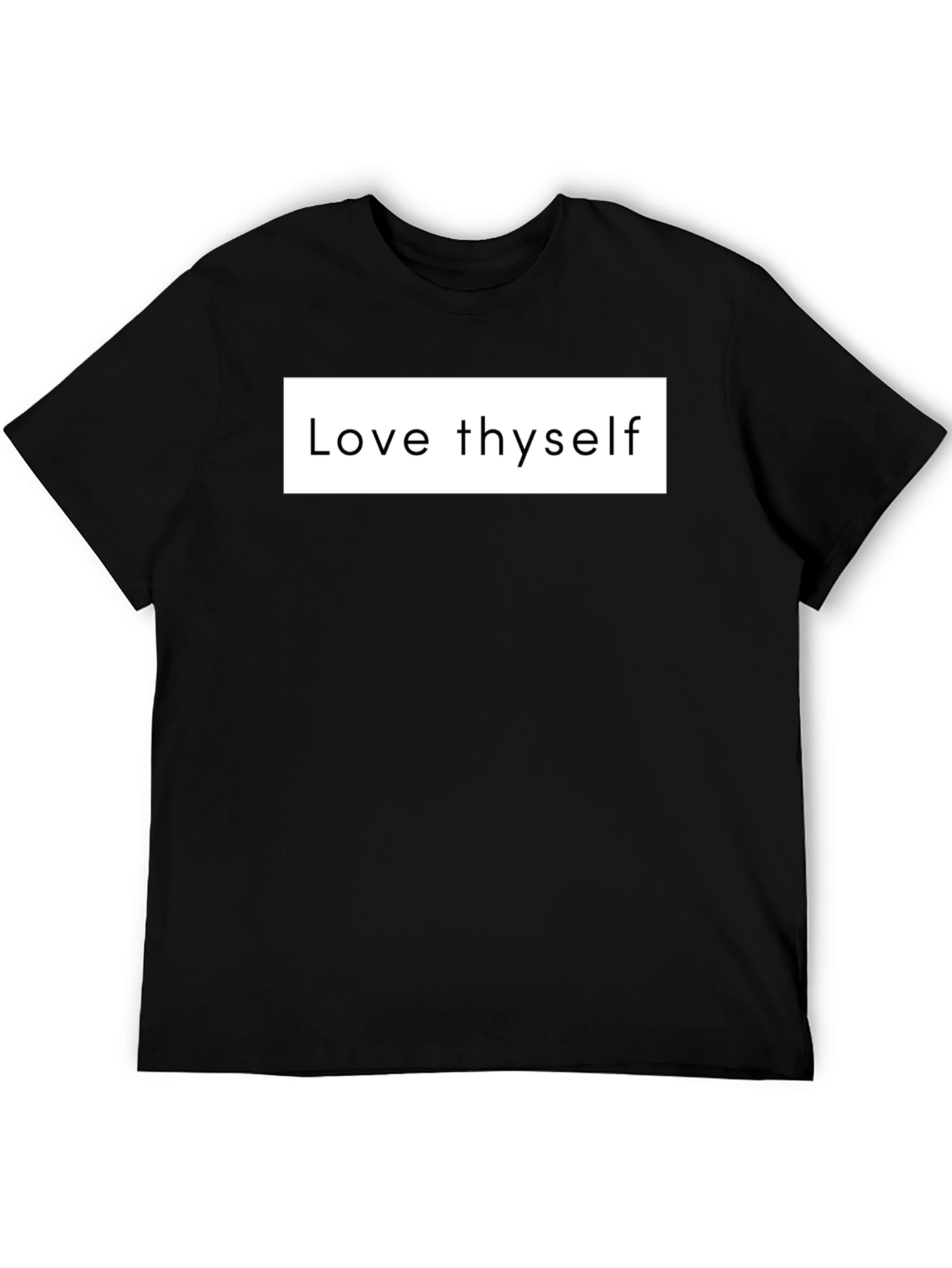 Love Thyself Graphic Tee - Classic Black