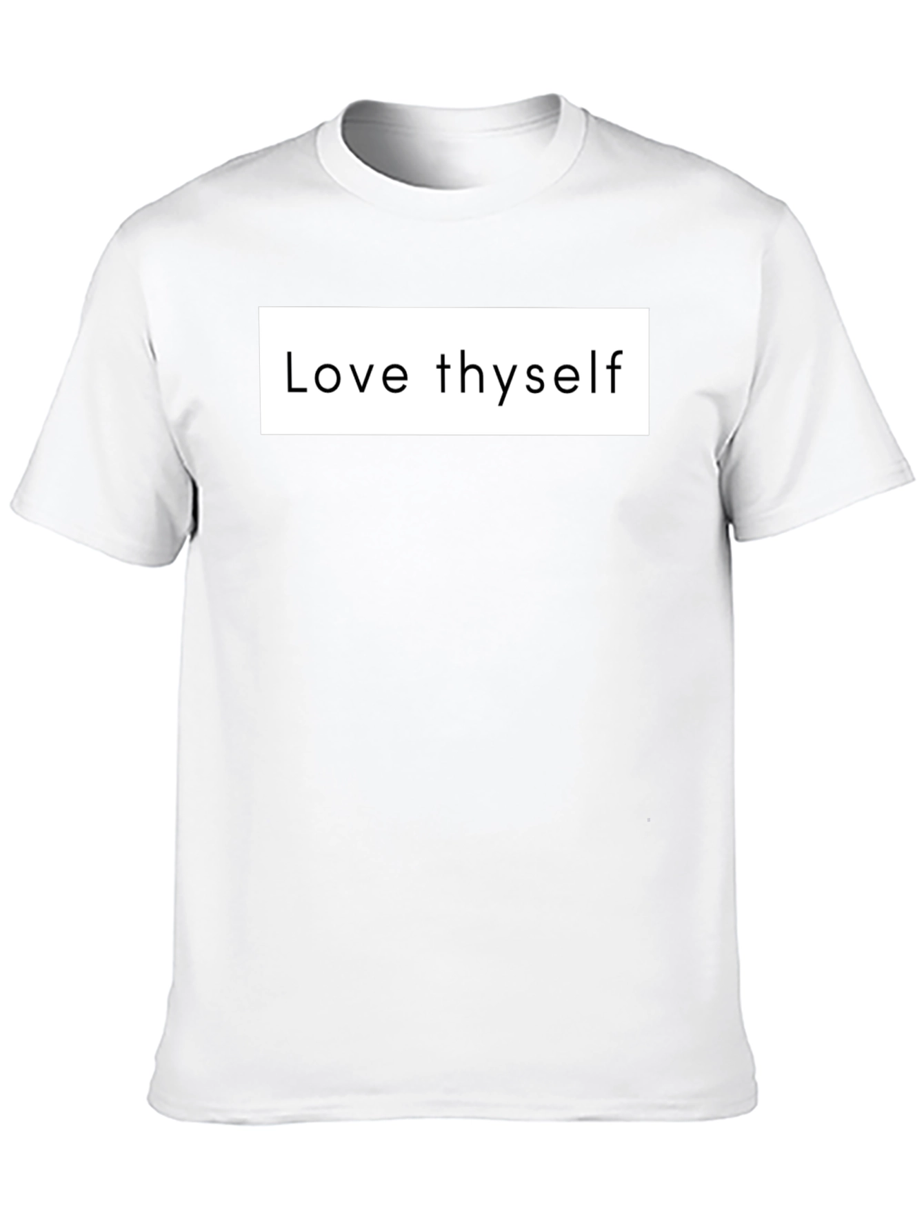 Love Thyself Graphic Tee - Classic Black