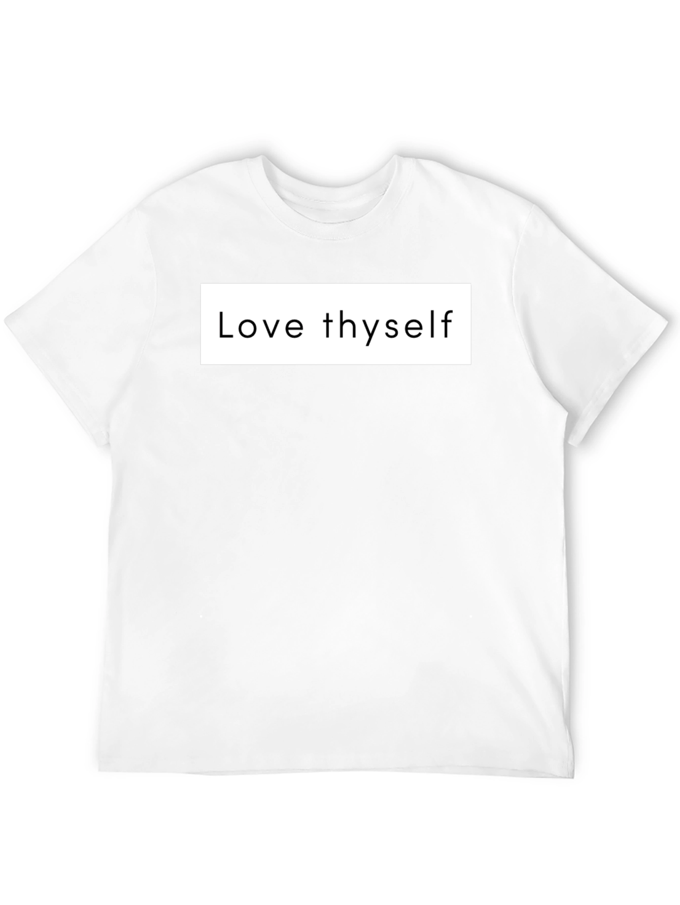 Love Thyself Graphic Tee - Classic Black