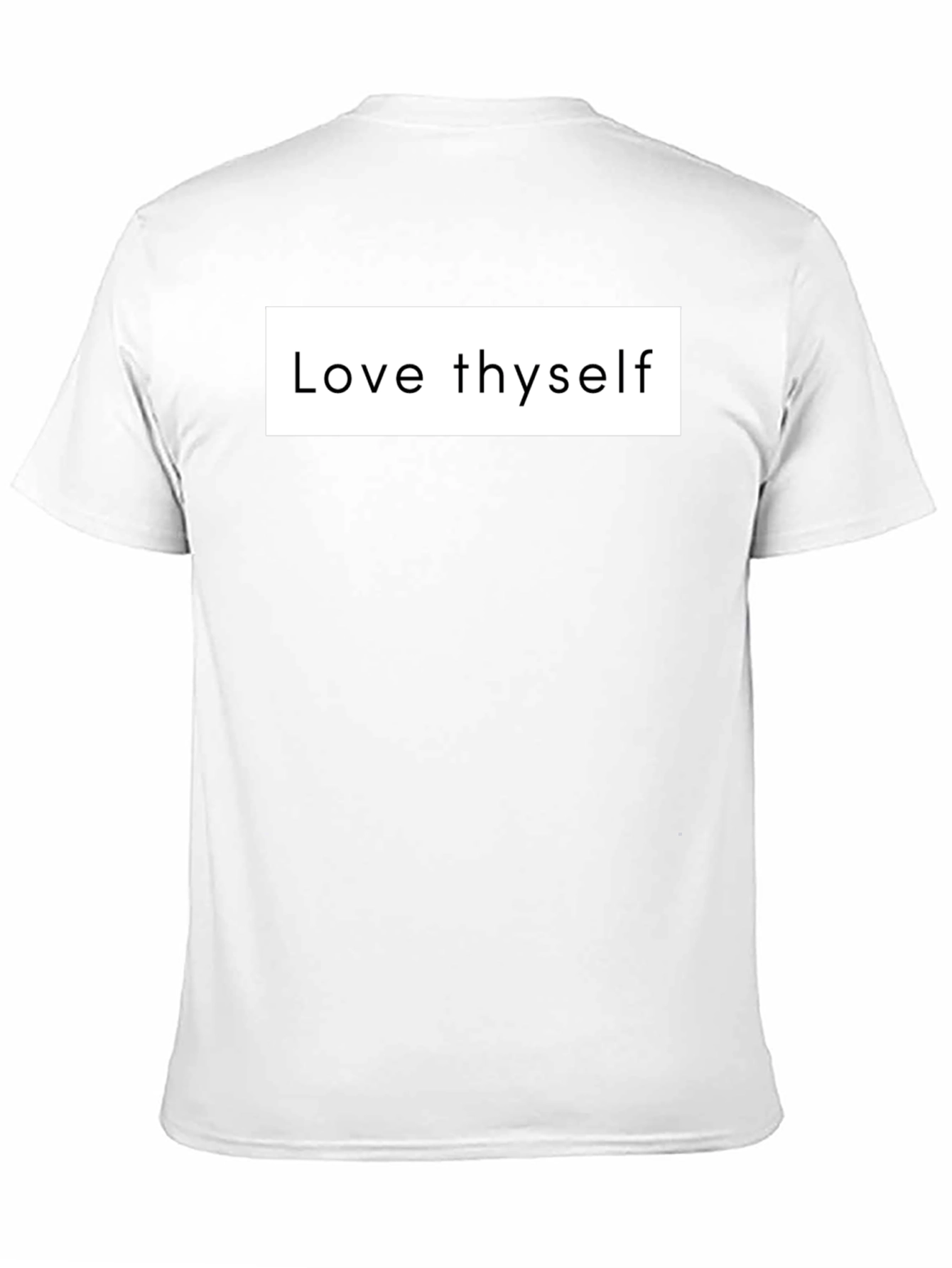 Love Thyself Graphic Tee - Classic Black