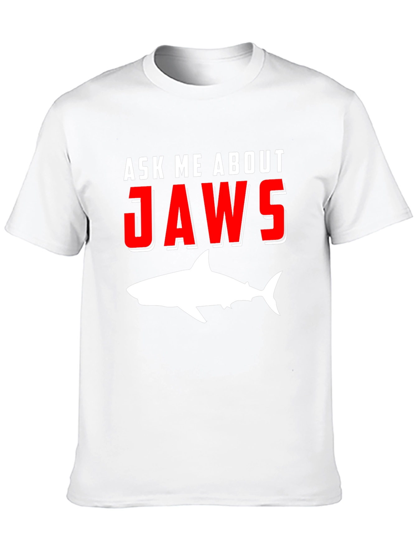 Ask Me About Jaws T-Shirt Shark Movie Tee